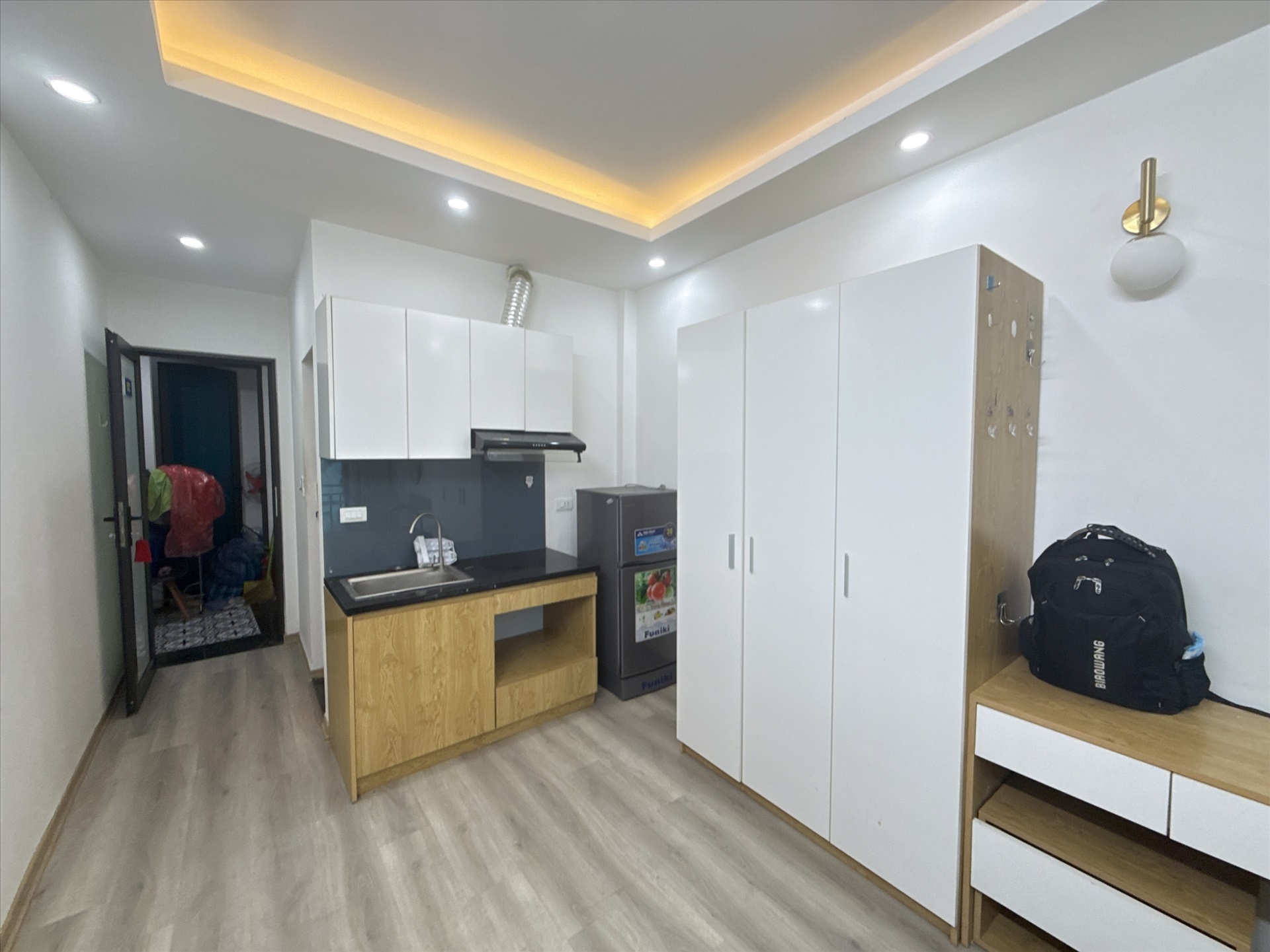 Phòng trọ Studio 30m2 tại AT Home Hồ Tùng Mậu - Cầu Giấy - Phòng bếp