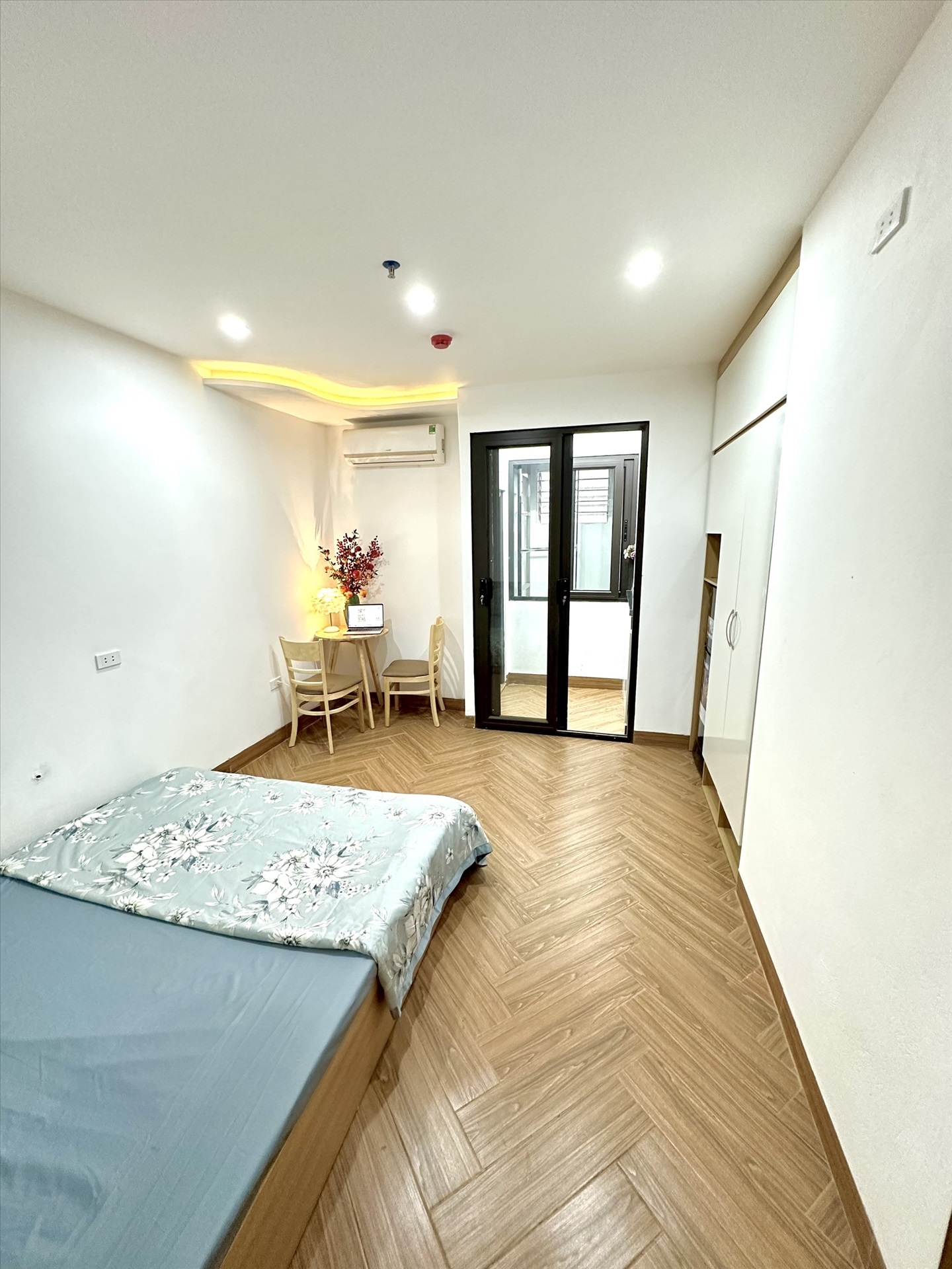 Phòng trọ Studio 30m2 tại TT House Xuân Thủy - Cầu Giấy - Phòng ngủ