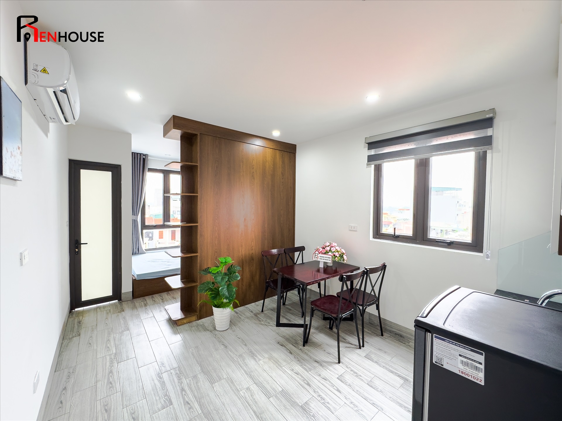 Phòng trọ Studio 30m2 tại RenHouse An Dương Vương 2 - Tây Hồ - Phòng bếp