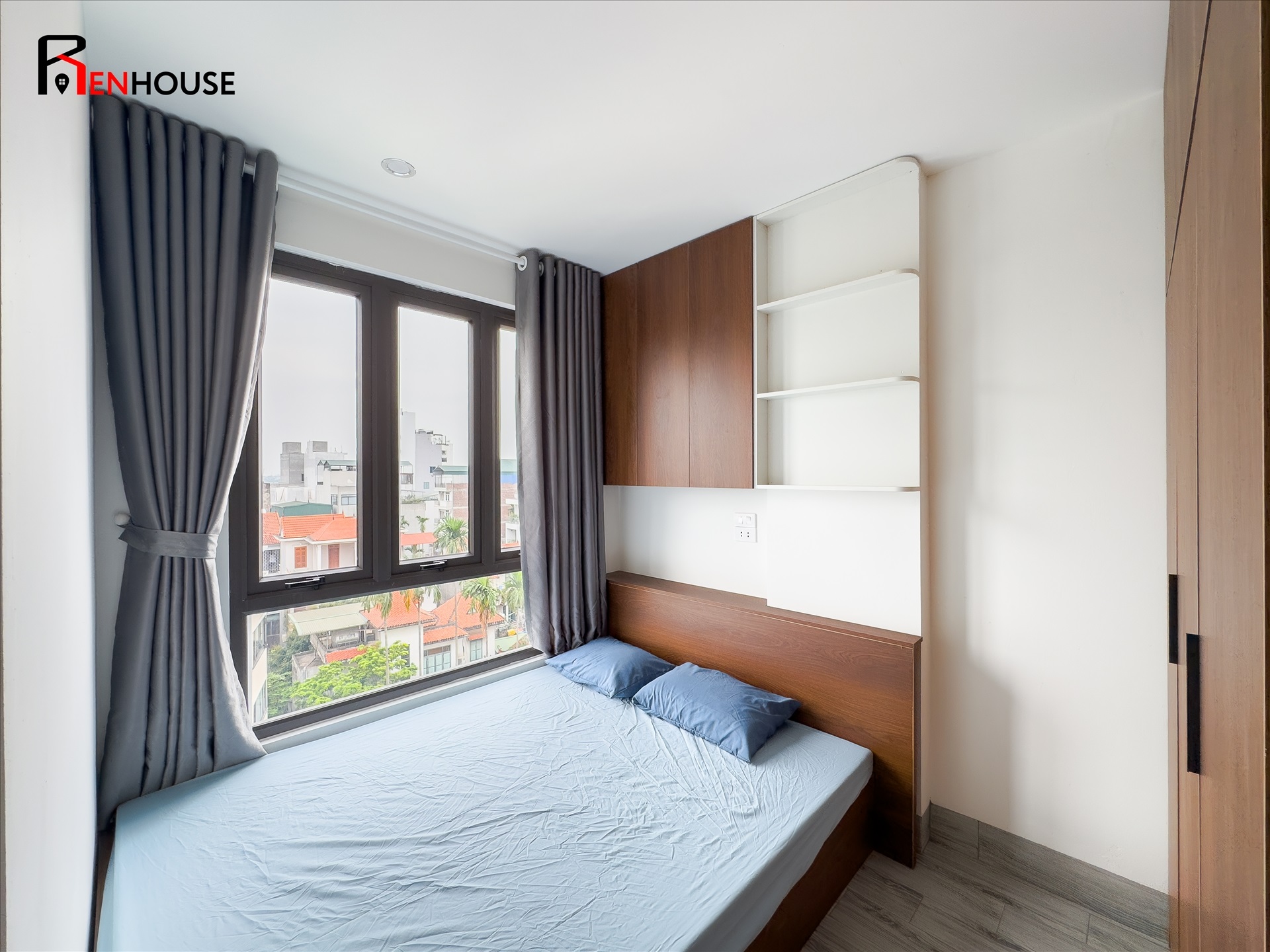 Phòng trọ Studio 30m2 tại RenHouse An Dương Vương 2 - Tây Hồ - Phòng ngủ