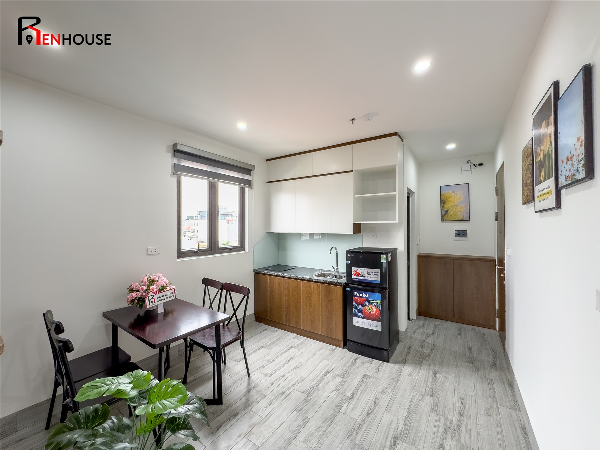 Phòng trọ Studio 30m2 tại RenHouse An Dương Vương 2 - Tây Hồ - Phòng bếp