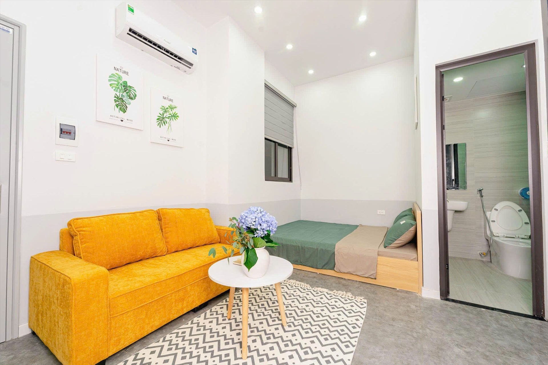 Phòng trọ Studio 20m2 tại Airstay Lê Quý Đôn - Hai Bà Trưng - Phòng ngủ