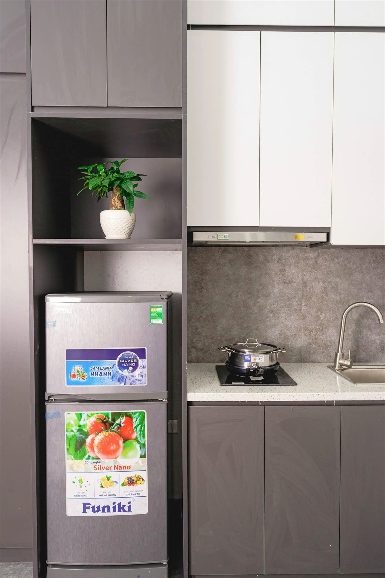 Phòng trọ Studio 20m2 tại Airstay Lê Quý Đôn - Hai Bà Trưng - Phòng bếp