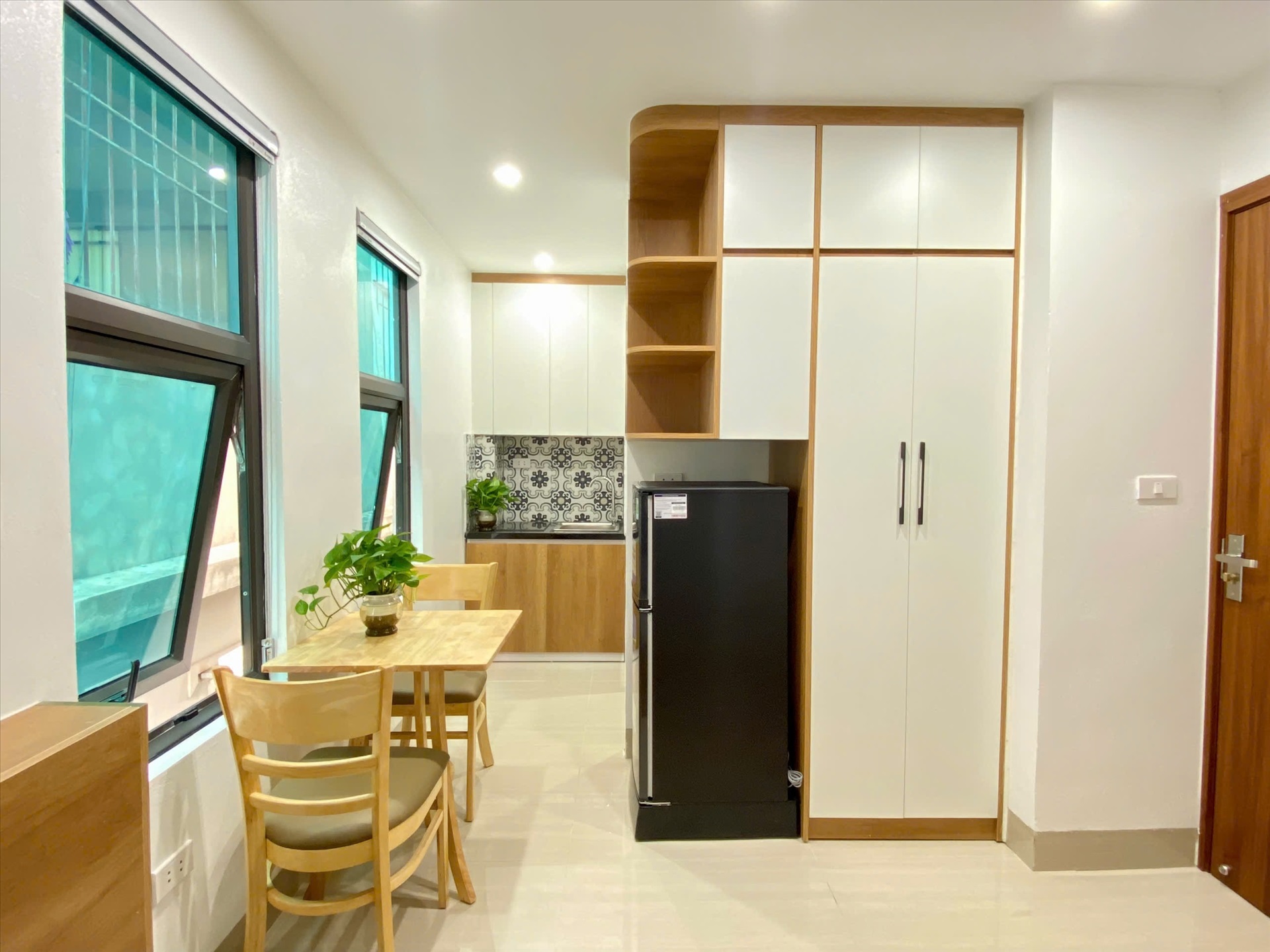 Phòng trọ Studio 20m2 tại Suha Home Nguyễn Trãi - Thanh Xuân - Phòng bếp