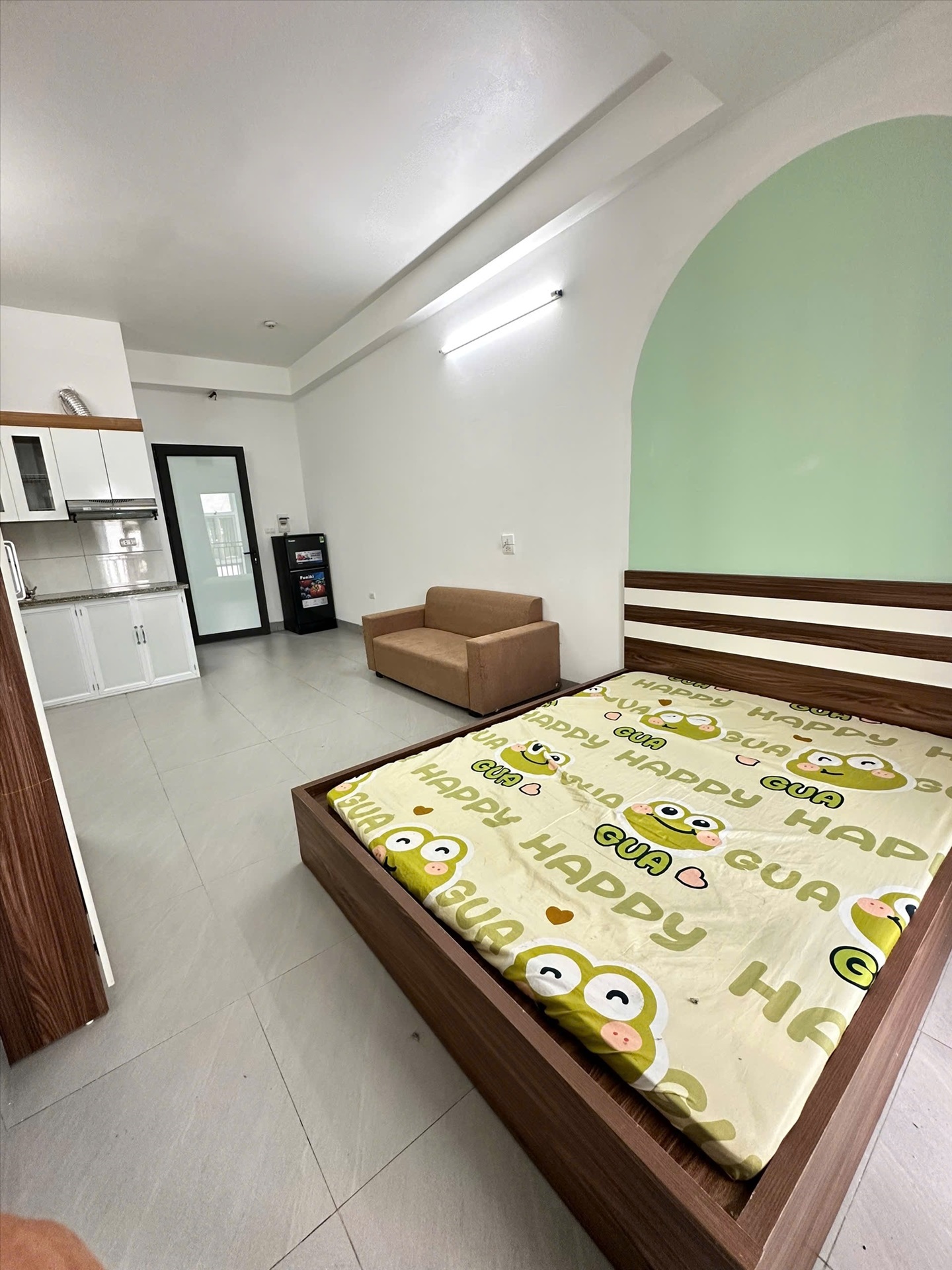 Phòng trọ Studio 40m2 tại VNFI House 2 Mỹ Đình - Nam Từ Liêm - Phòng ngủ