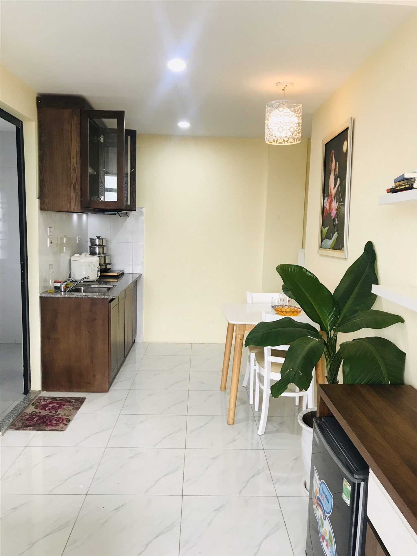 Phòng trọ Studio 37m2 tại Salahomes Nguyễn Ngọc Vũ - Cầu Giấy - Phòng bếp