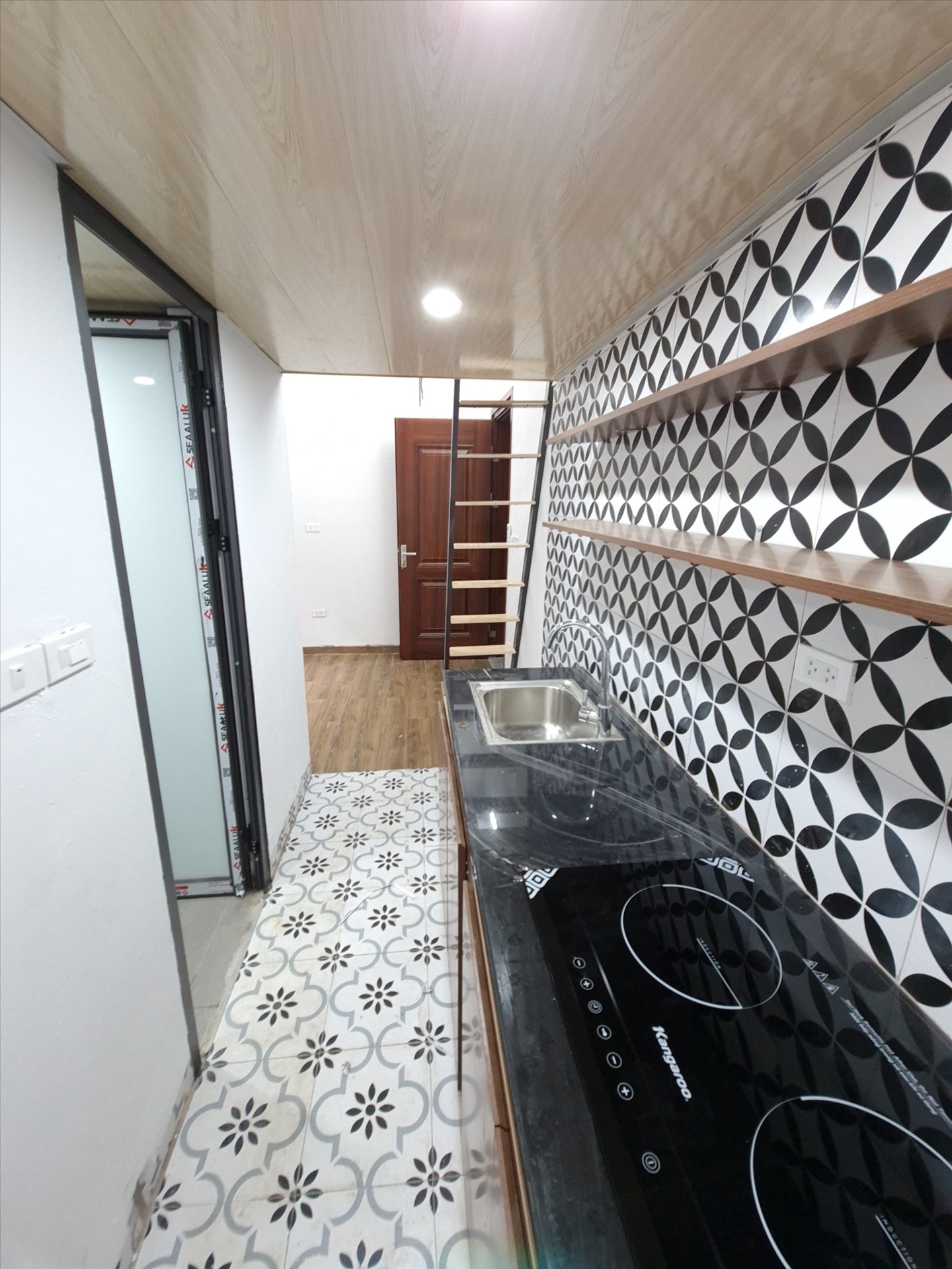 Phòng trọ 1 Phòng ngủ 33m2 tại Salahomes Vũ Tông Phan - Thanh Xuân - Phòng bếp