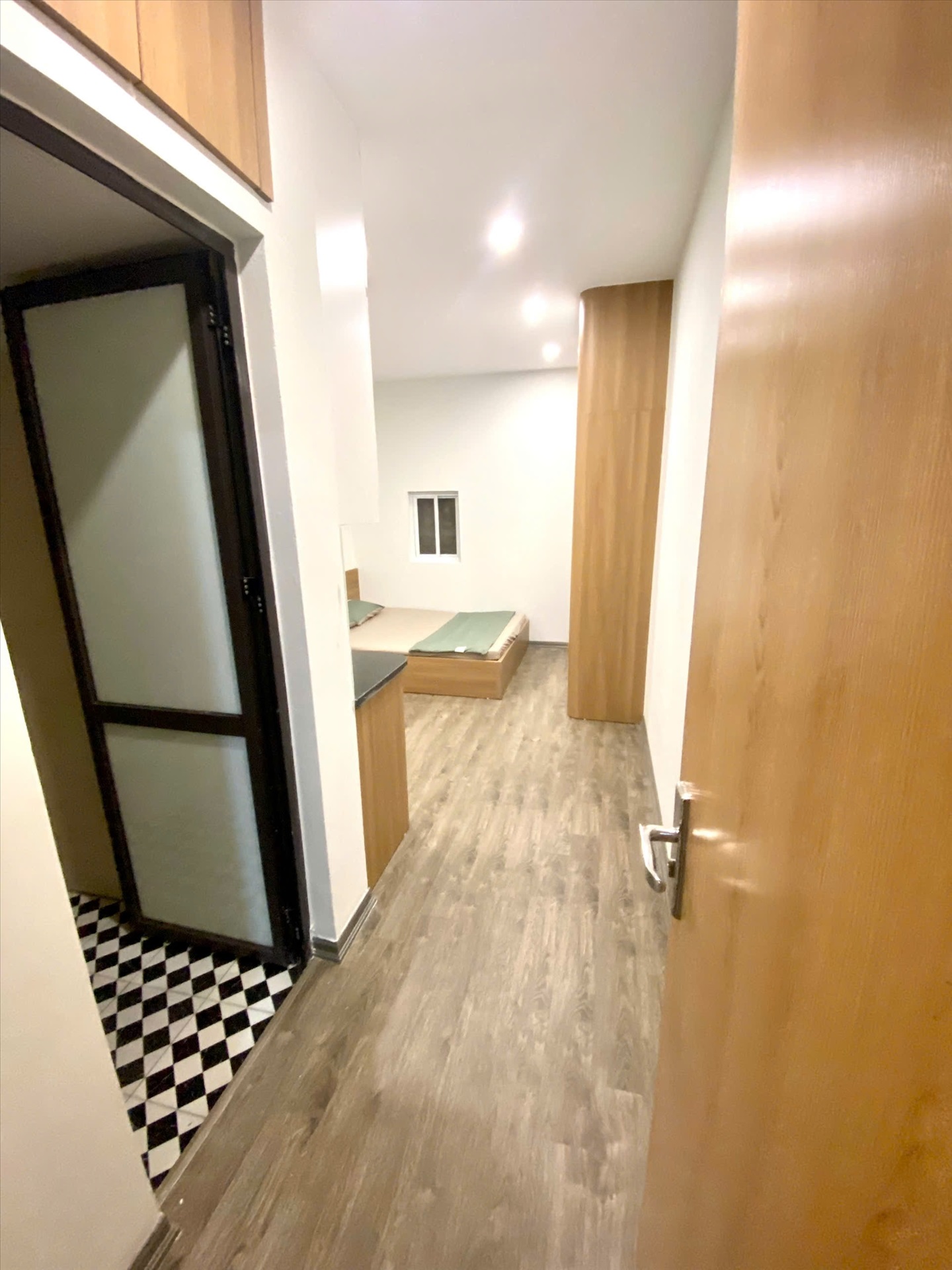 Phòng trọ Studio 20m2 tại CTC Home 1 Phùng Khoang - Nam Từ Liêm - Phòng ngủ