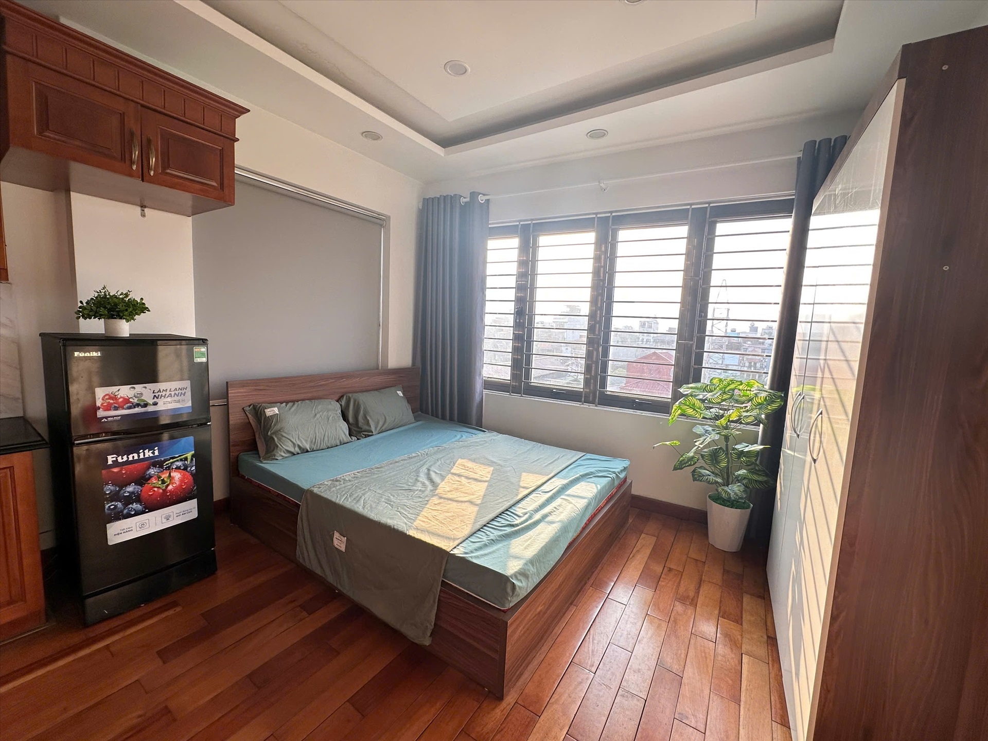 Phòng trọ Studio 30m2 tại CTC Home Trương Định - Hoàng Mai - Phòng ngủ