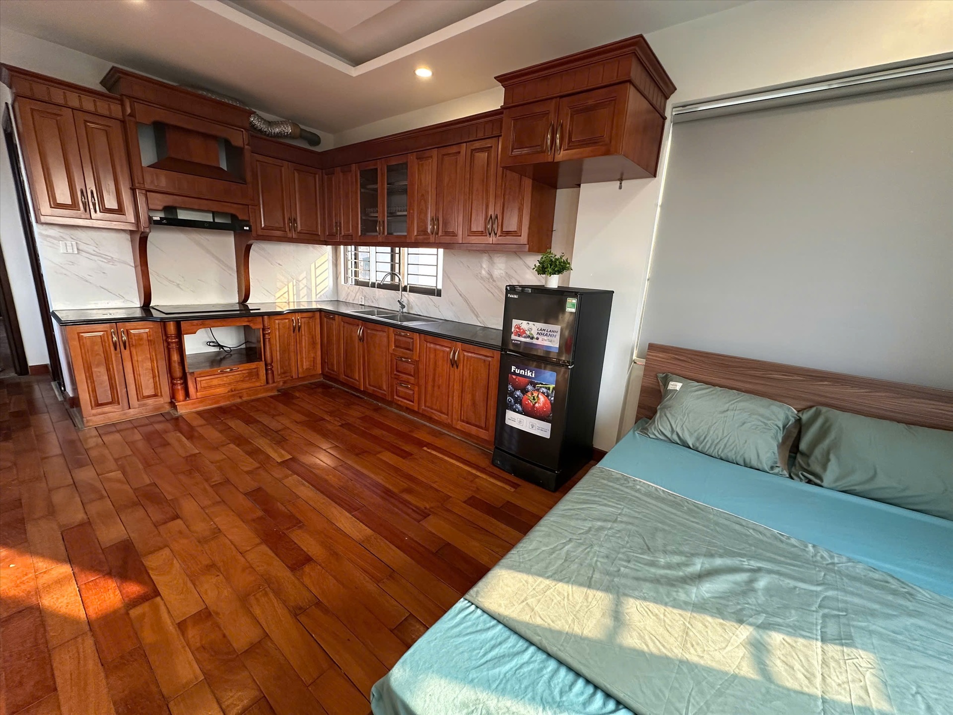 Phòng trọ Studio 30m2 tại CTC Home Trương Định - Hoàng Mai - Phòng bếp