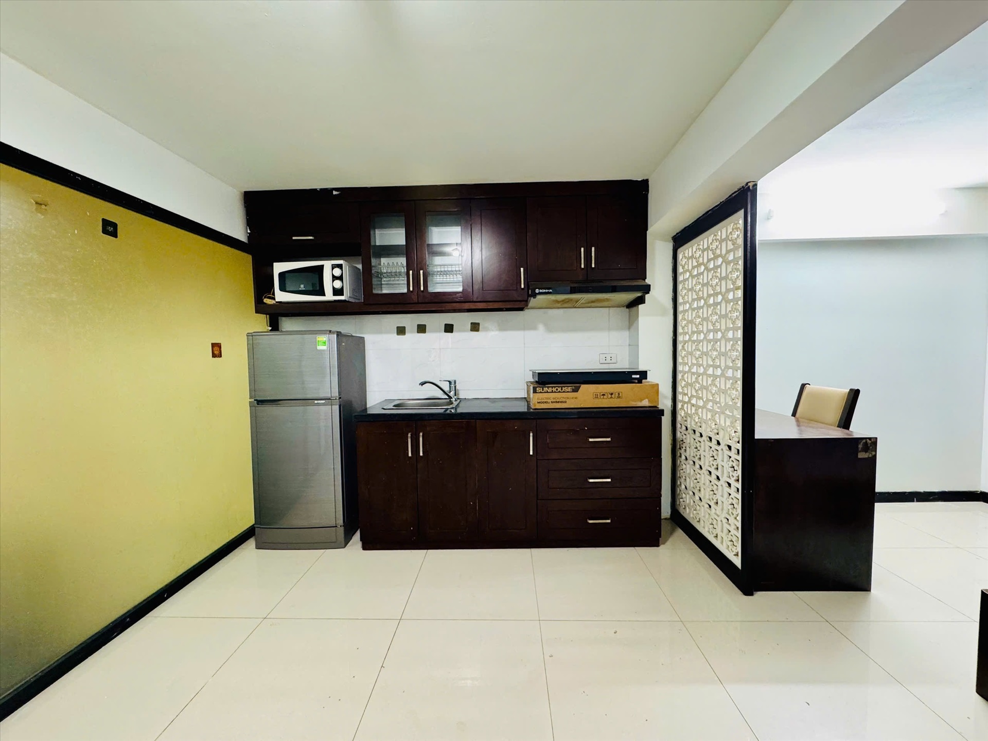 Phòng trọ Studio 30m2 tại Salahomes Đình Thôn - Nam Từ Liêm - Phòng bếp