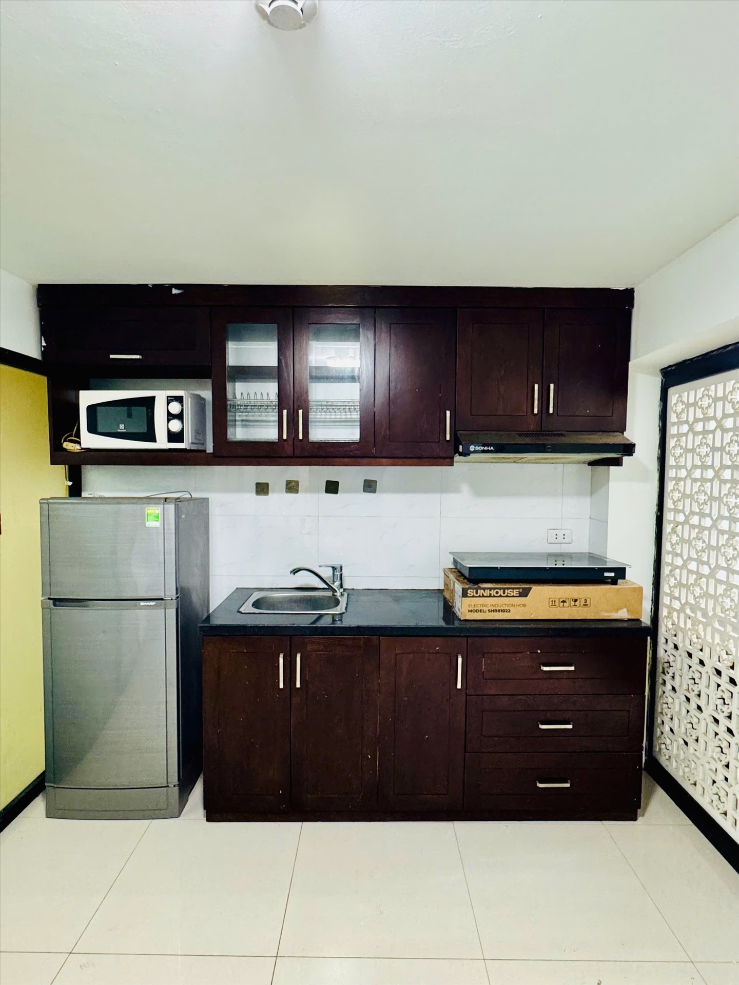 Phòng trọ Studio 30m2 tại Salahomes Đình Thôn - Nam Từ Liêm - Phòng bếp