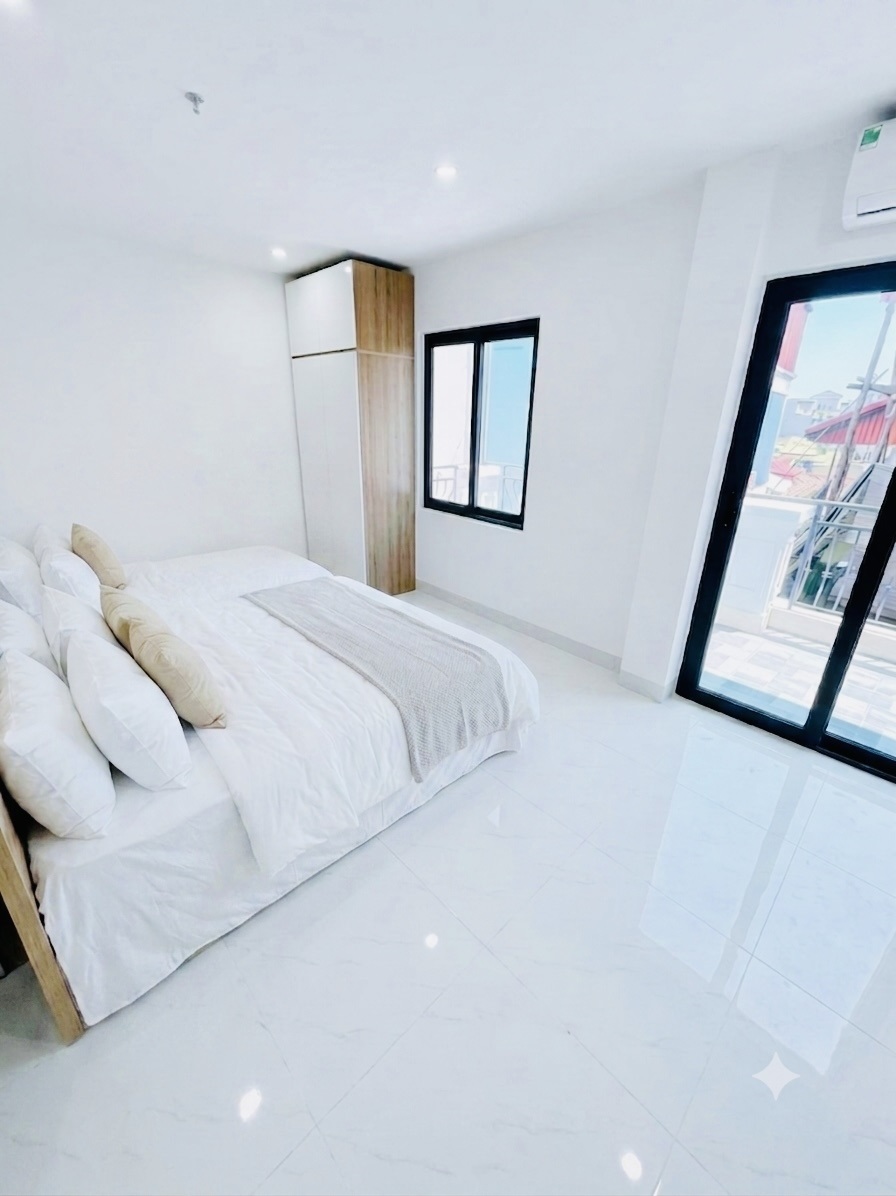 Phòng trọ Studio 35m2 tại Friends Team Đào Tấn - Ba Đình - Phòng ngủ
