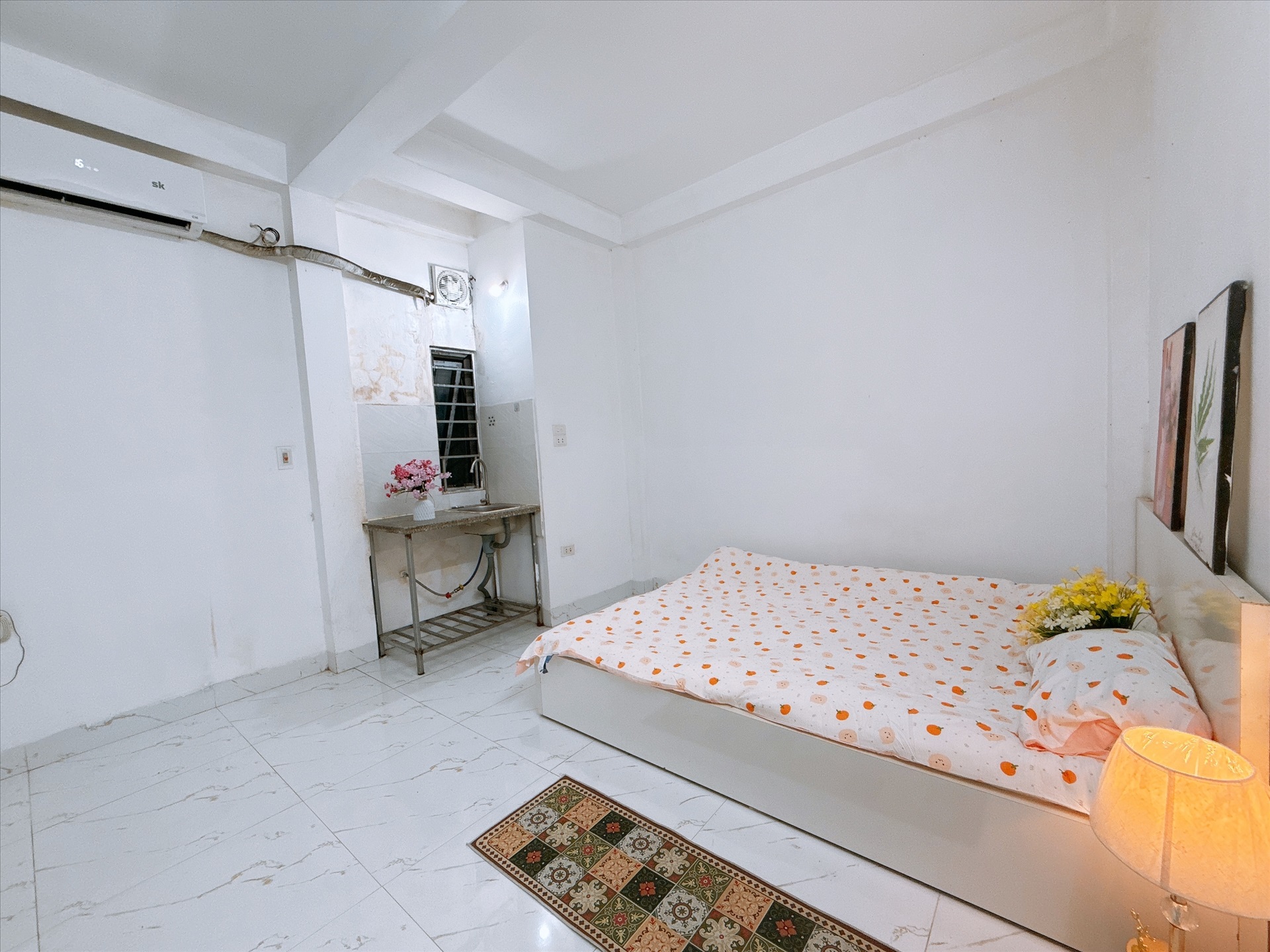 Phòng trọ Studio 25m2 tại Happy Homes 1 Trần Bình - Cầu Giấy - Phòng ngủ