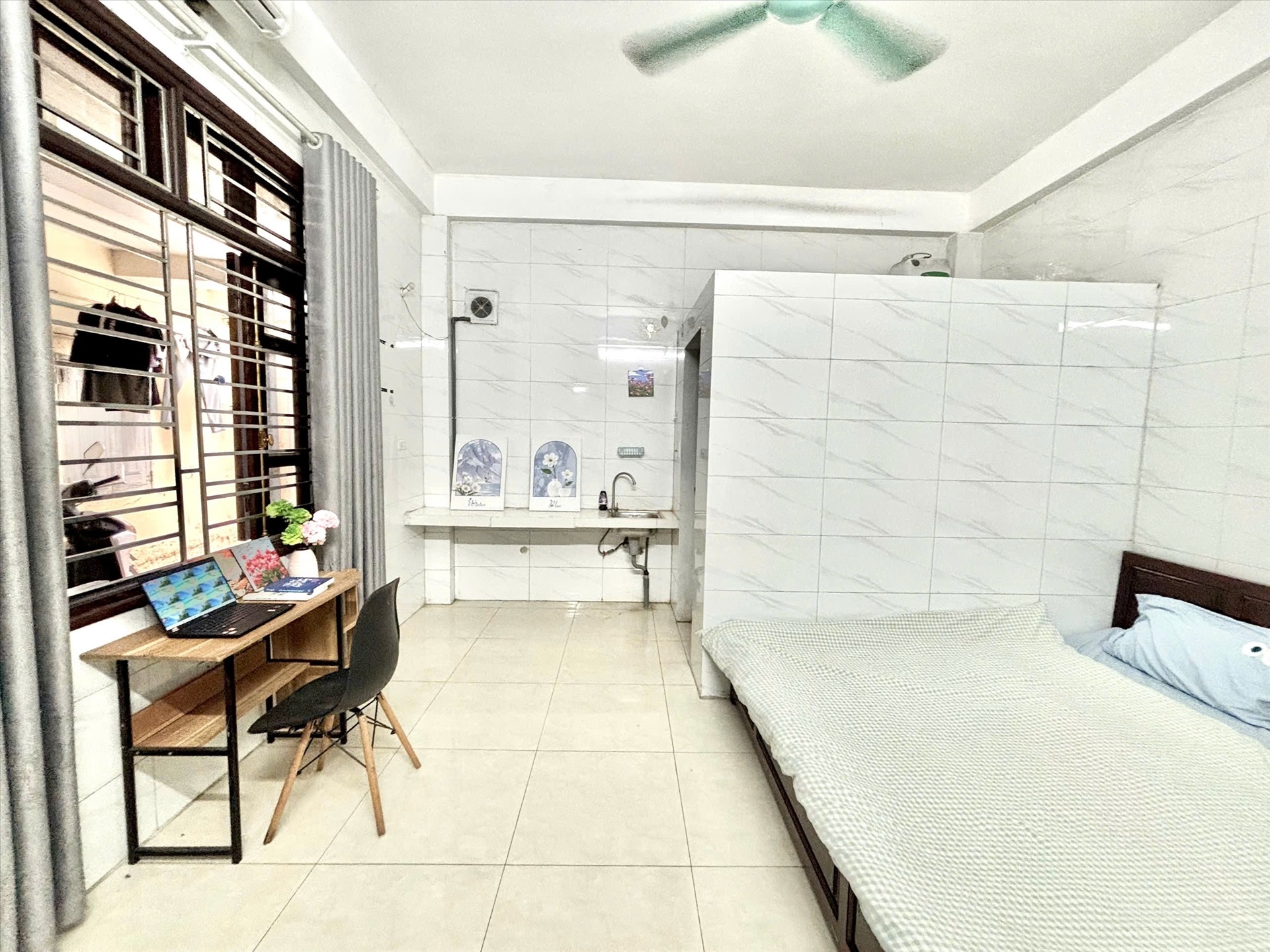 Phòng trọ Studio 30m2 tại Time House 4 Cầu Diễn - Bắc Từ Liêm - Phòng bếp