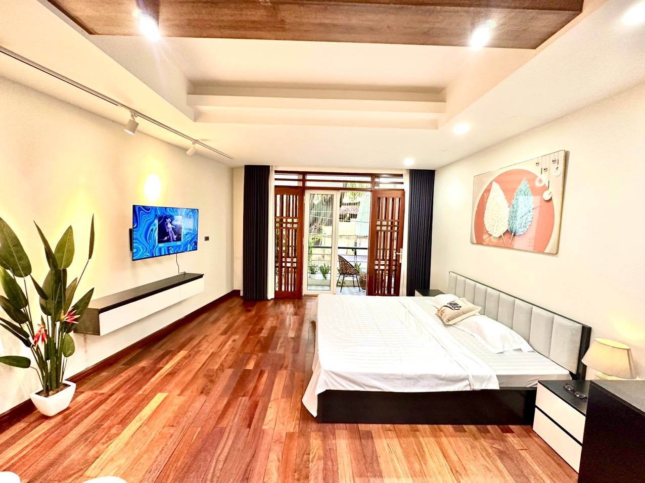 Phòng trọ Studio 100m2 tại Blue Homes Mạc Đĩnh Chi - Ba Đình - Phòng ngủ