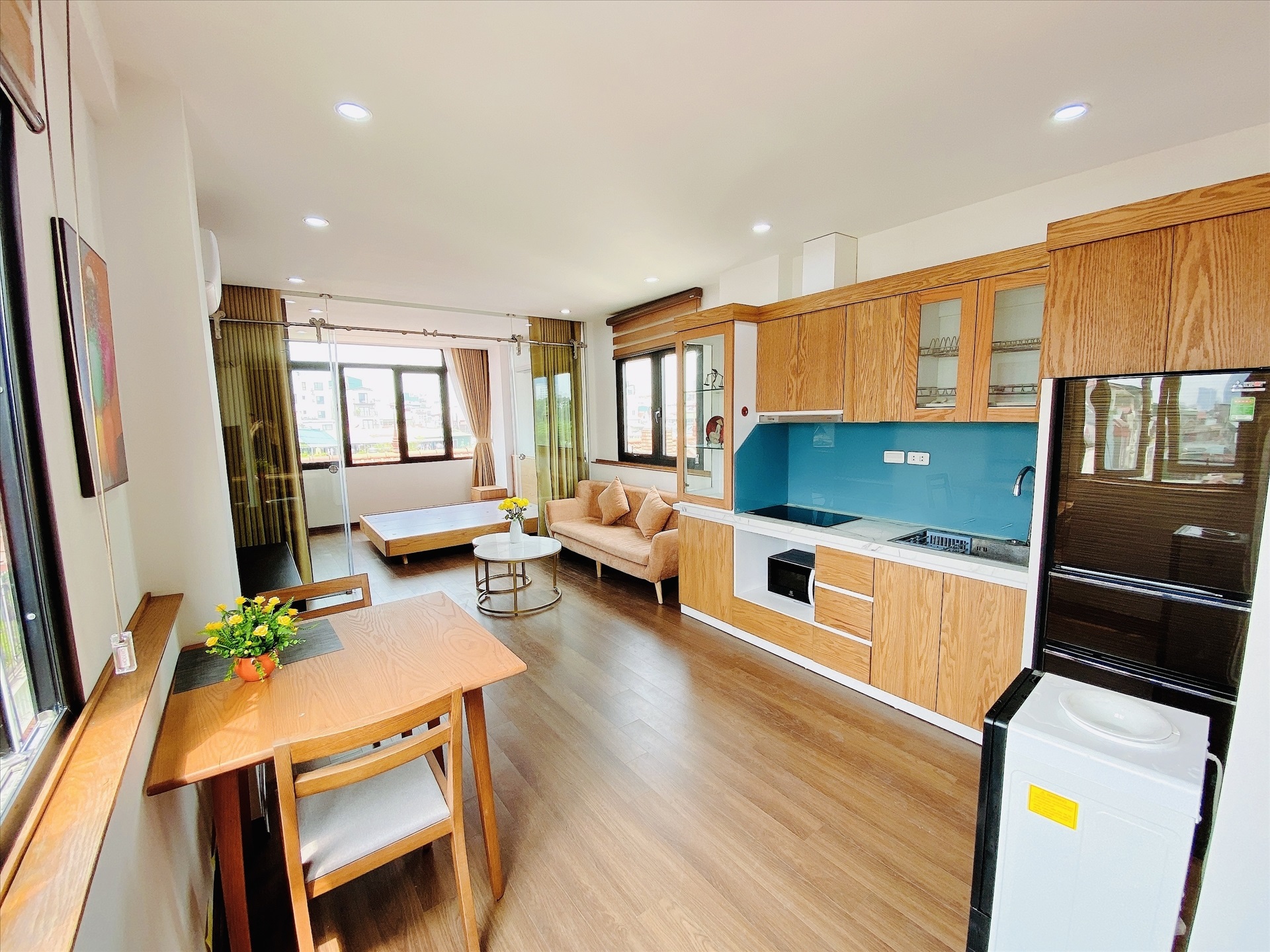 Phòng trọ Studio 50m2 tại Blue Homes 1 Đào Tấn - Ba Đình - Phòng bếp