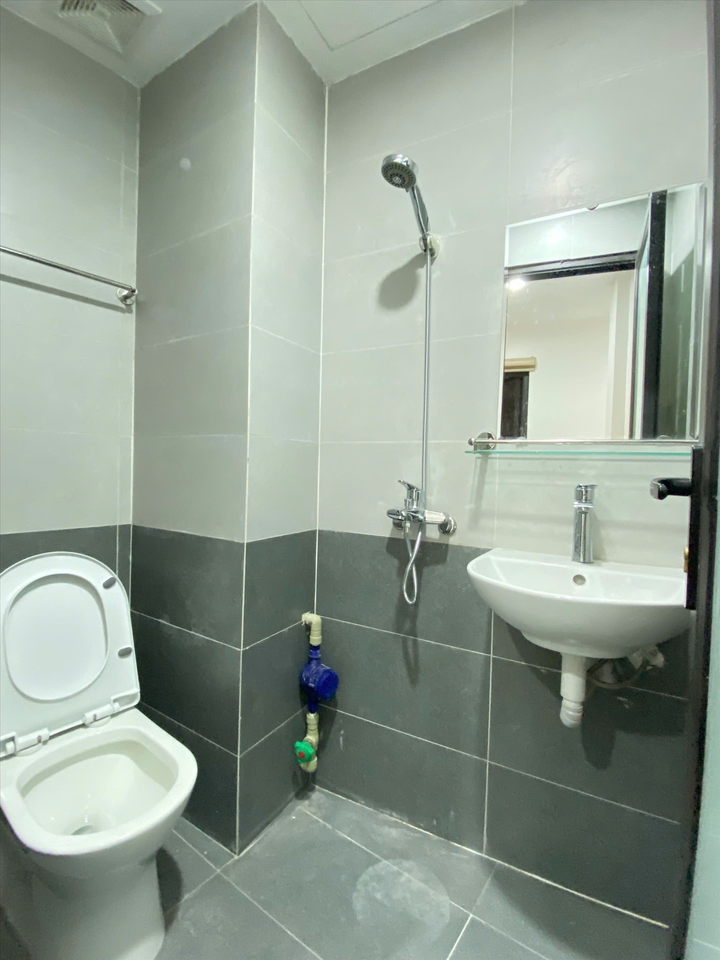 Phòng trọ Studio 25m2 tại Suha Home Giáp Bát - Hoàng Mai - Phòng tắm