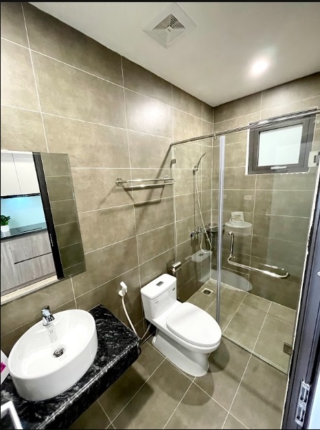 Phòng trọ Studio 30m2 tại Airstay 1 Lê Thanh Nghị - Hai Bà Trưng  - Phòng tắm