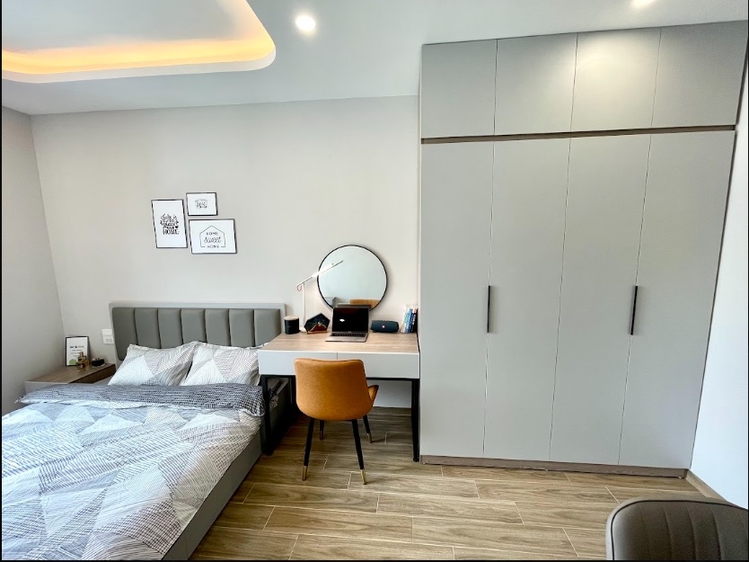 Phòng trọ Studio 30m2 tại Airstay 1 Lê Thanh Nghị - Hai Bà Trưng  - Phòng ngủ