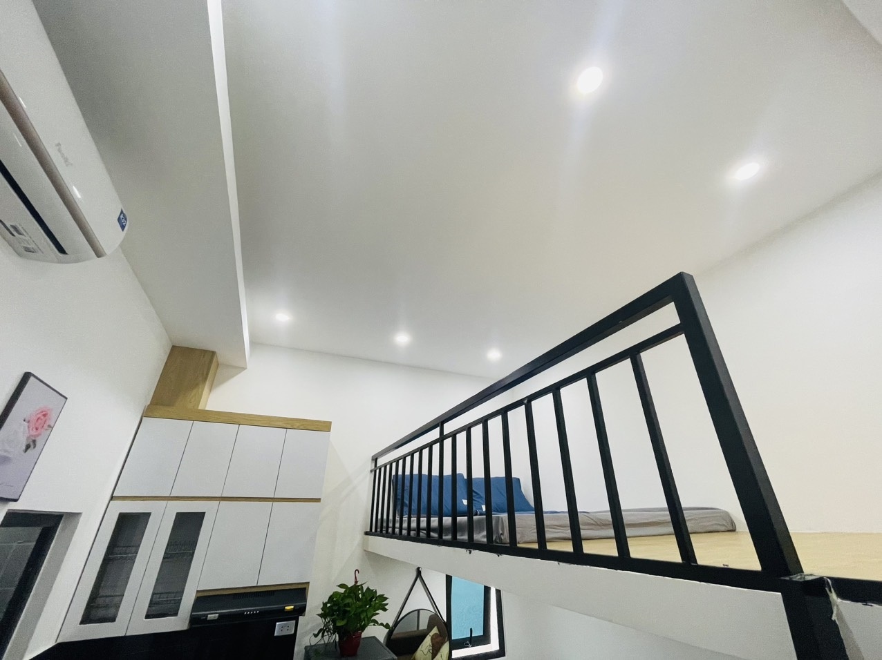 Phòng trọ Duplex 25m2 tại HY Home 2 Xuân Đỉnh - Bắc Từ Liêm - Phòng ngủ