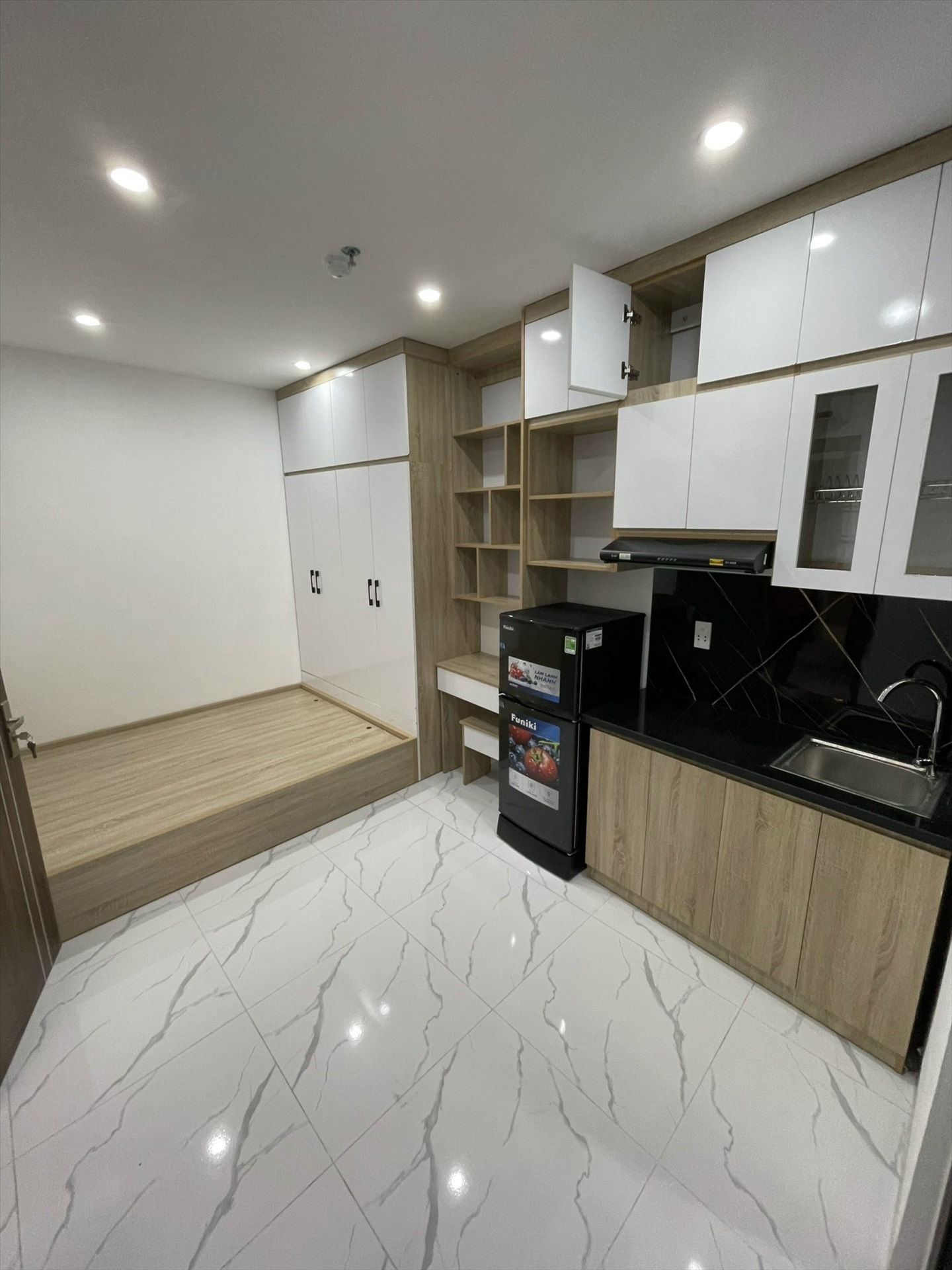 Phòng trọ Studio 18m2 tại HY Home 1 Xuân Đỉnh - Bắc Từ Liêm - Phòng ngủ