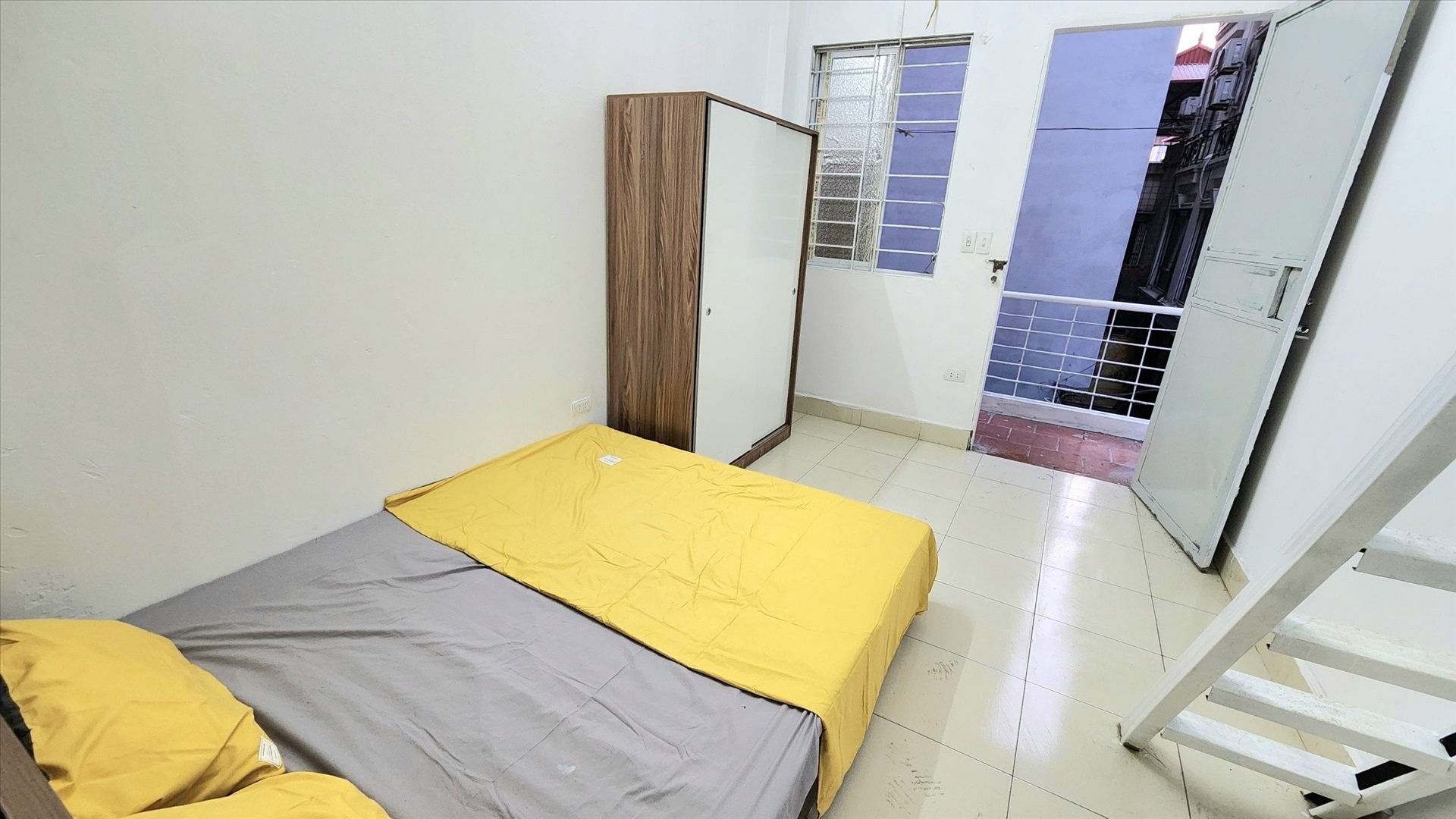 Phòng trọ Duplex 22m2 tại HappyHomes 2 Hồ Tùng Mậu - Cầu Giấy - Phòng ngủ