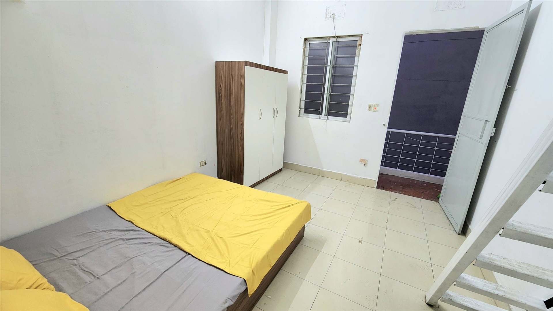 Phòng trọ Duplex 22m2 tại HappyHomes 2 Hồ Tùng Mậu - Cầu Giấy - Phòng ngủ