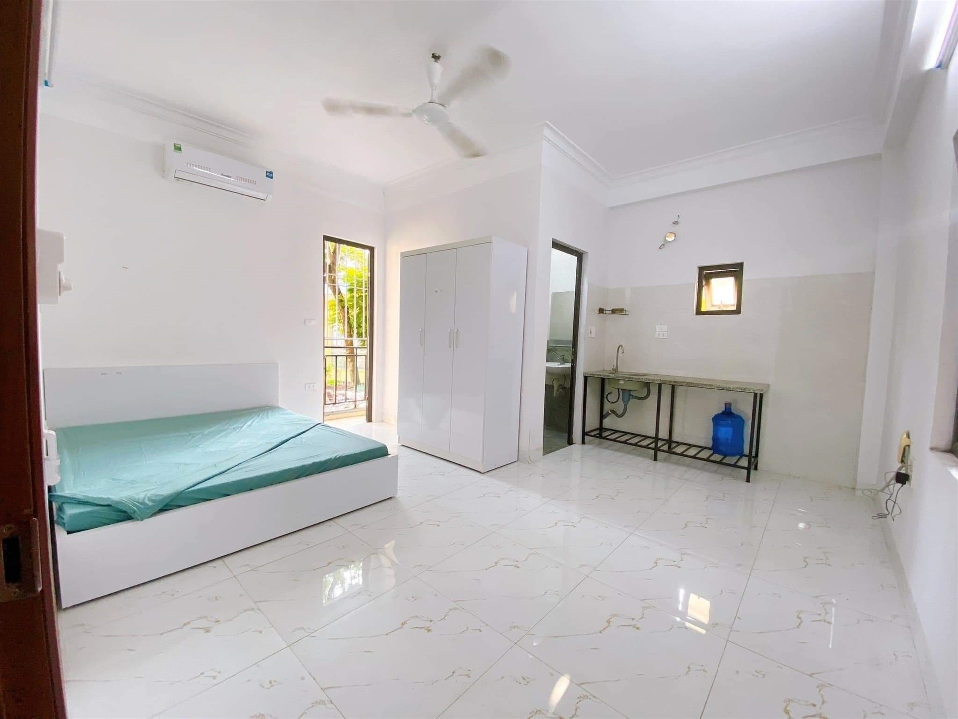 Phòng trọ Studio 22m2 tại Happy Homes 3 Trần Bình - Cầu Giấy - Phòng ngủ