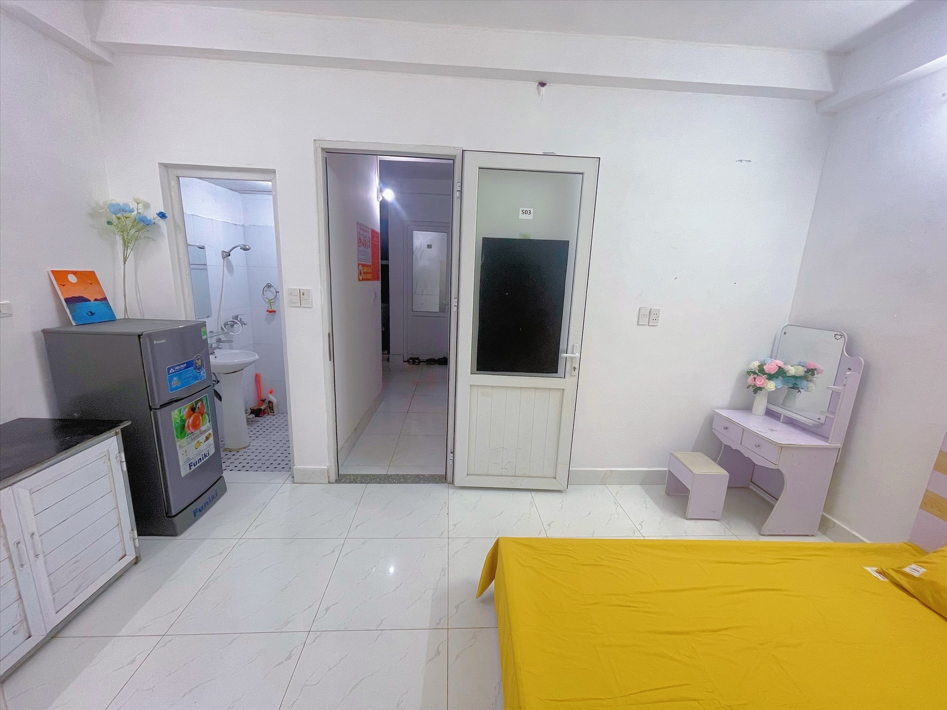 Phòng trọ Studio 20m2 tại HappyHomes 4 Doãn Kế Thiện - Cầu Giấy  - Phòng bếp