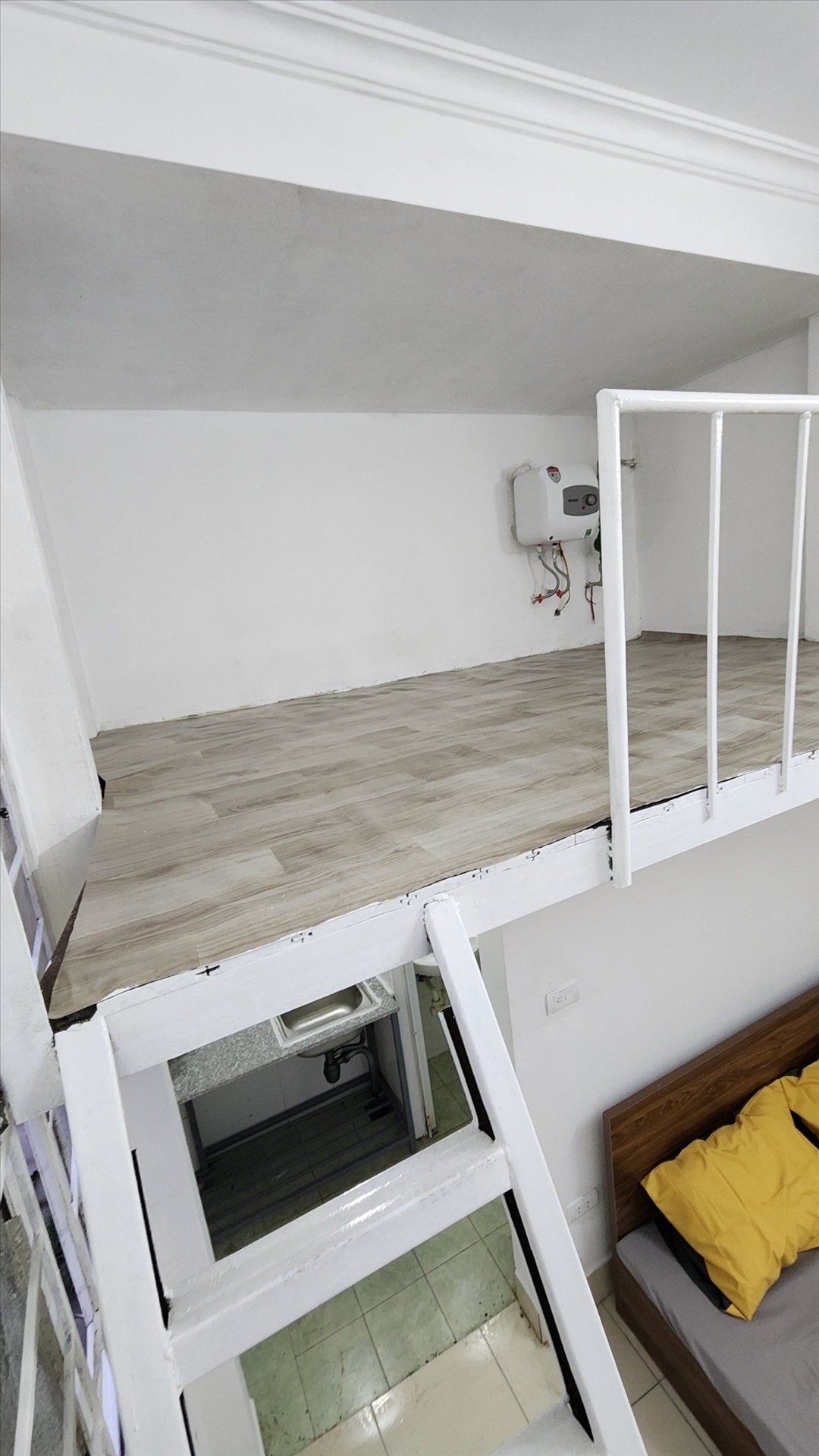 Phòng trọ Duplex 22m2 tại HappyHomes 2 Hồ Tùng Mậu - Cầu Giấy - Phòng ngủ