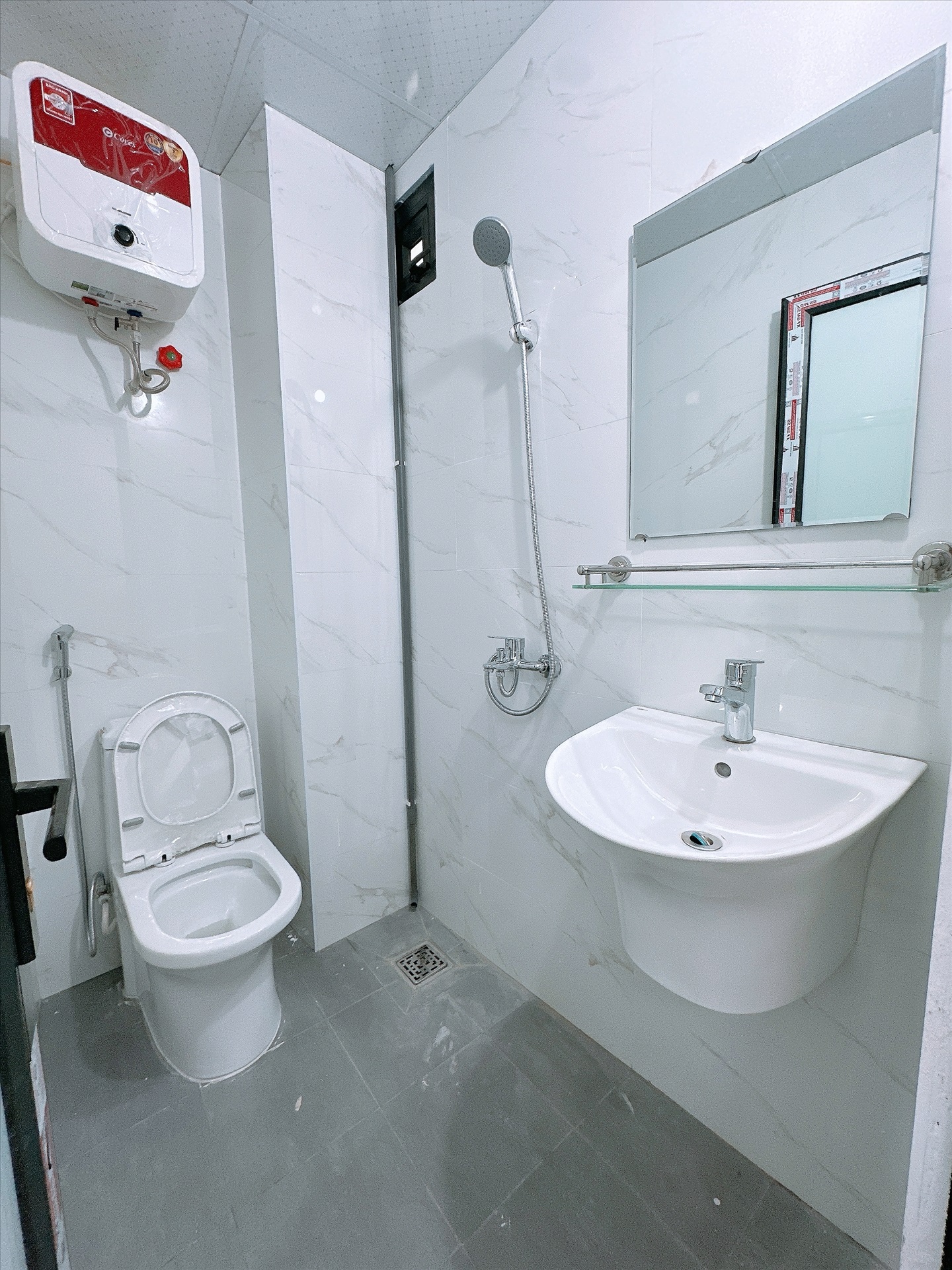 Phòng trọ Studio 20m2 tại Happyhomes 4 Cổ Nhuế - Bắc Từ Liêm - Phòng tắm