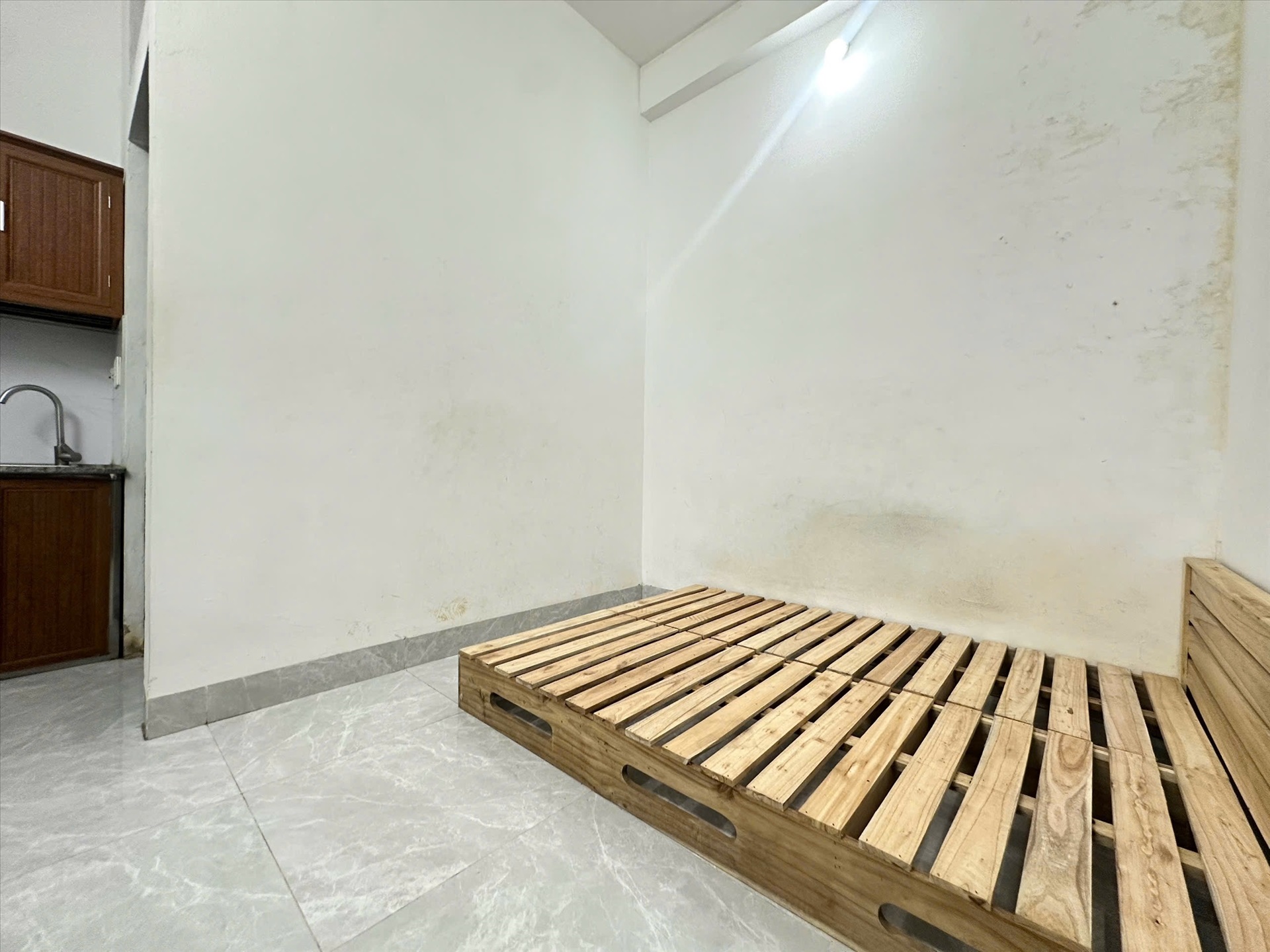 Phòng trọ Studio 22m2 tại BP Home Phú Mỹ - Nam Từ Liêm - Phòng ngủ