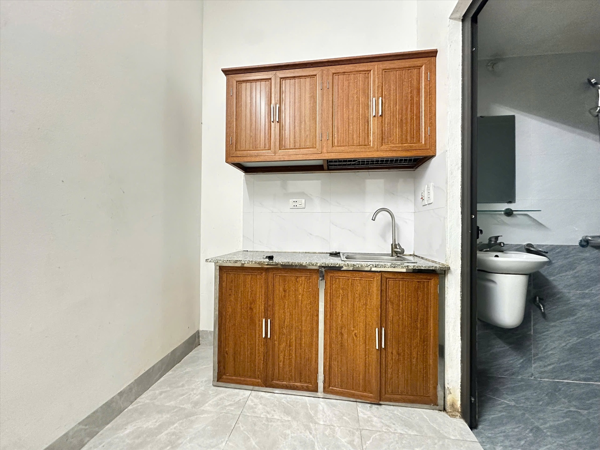 Phòng trọ Studio 22m2 tại BP Home Phú Mỹ - Nam Từ Liêm - Phòng bếp