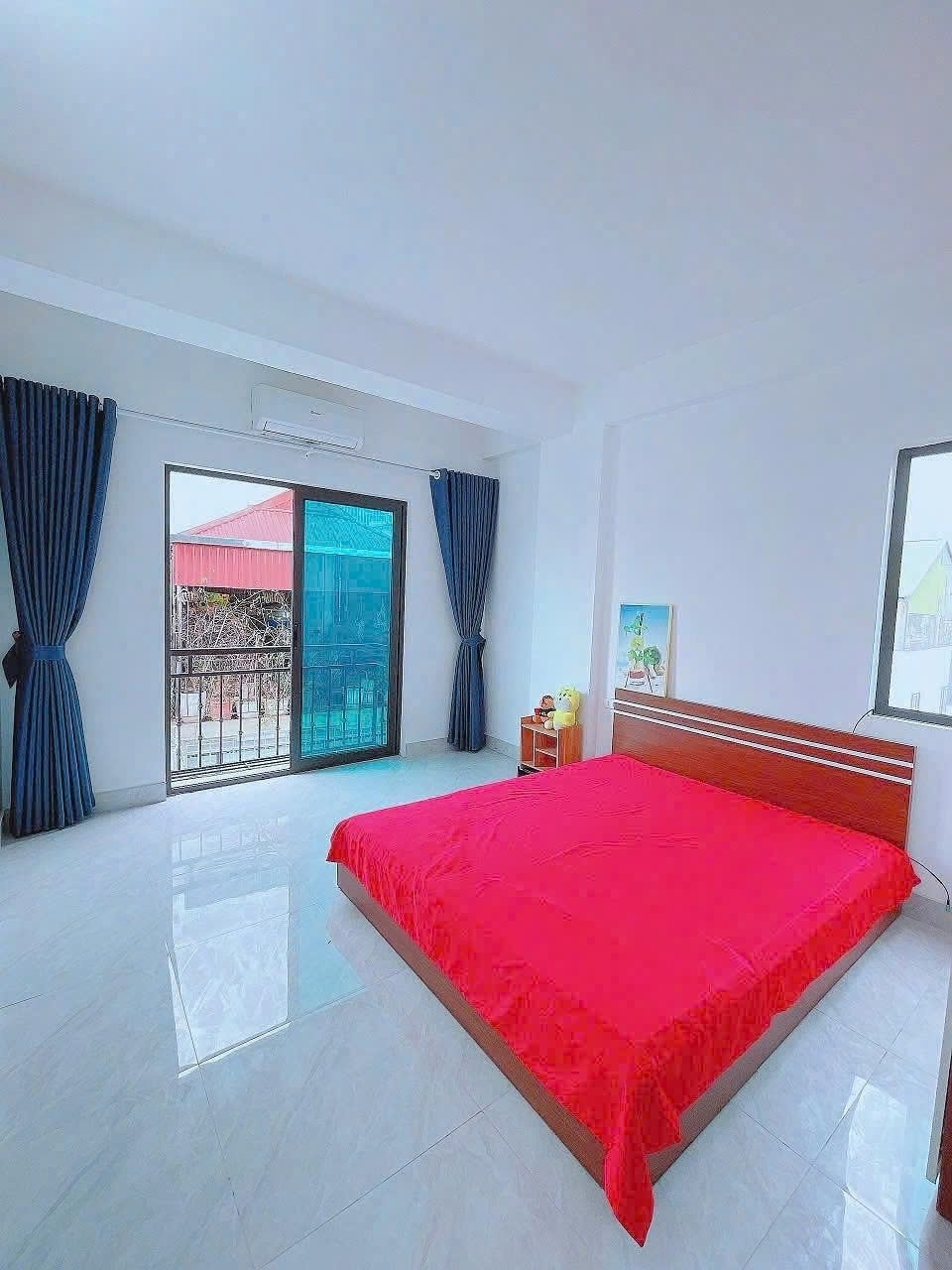 Phòng trọ Studio 20m2 tại Happyhomes 1 Trần Cung - Bắc Từ Liêm - Phòng ngủ