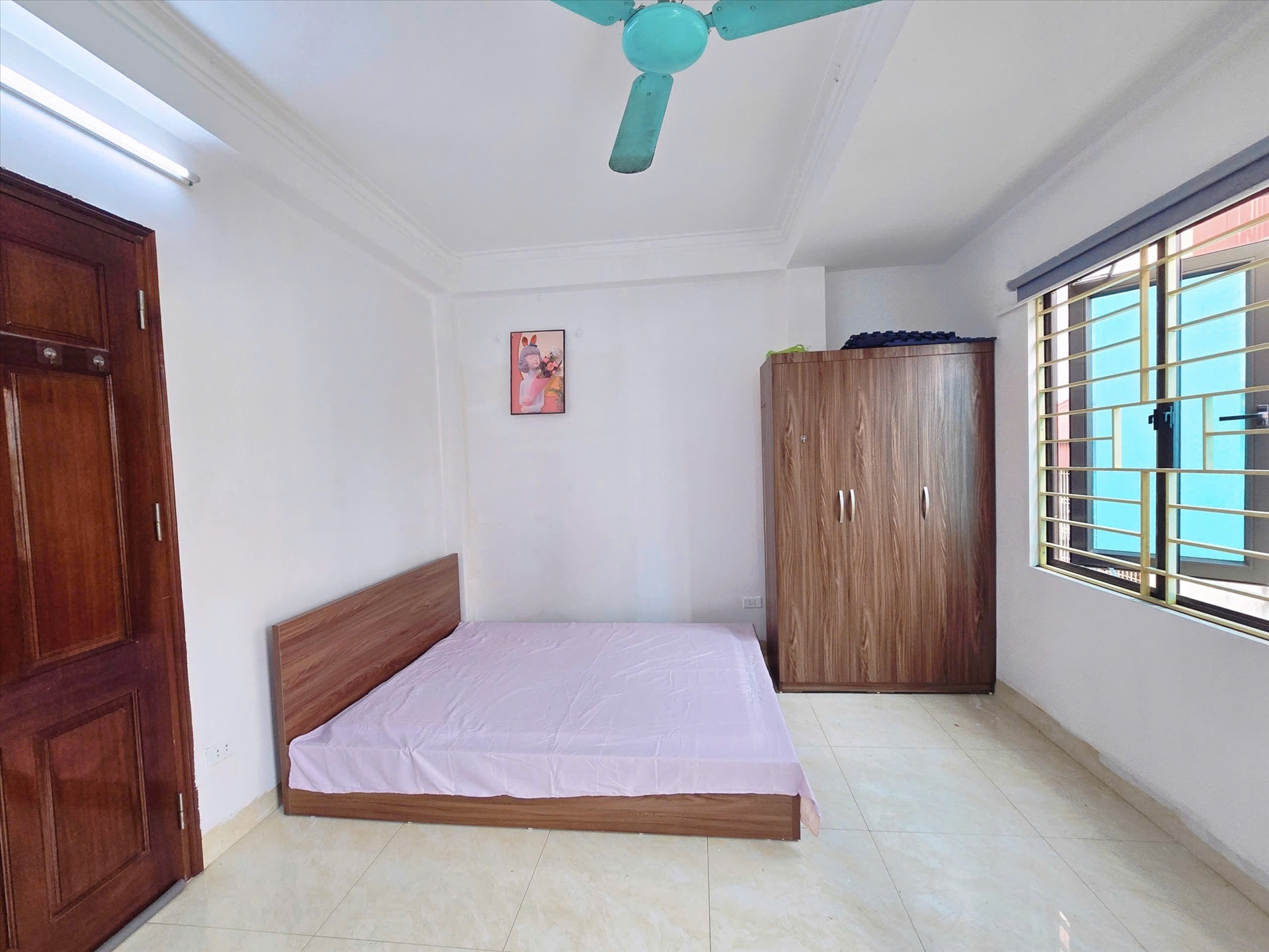 Phòng trọ Studio 22m2 tại Happy Homes 4 Trần Bình - Cầu Giấy - Phòng ngủ