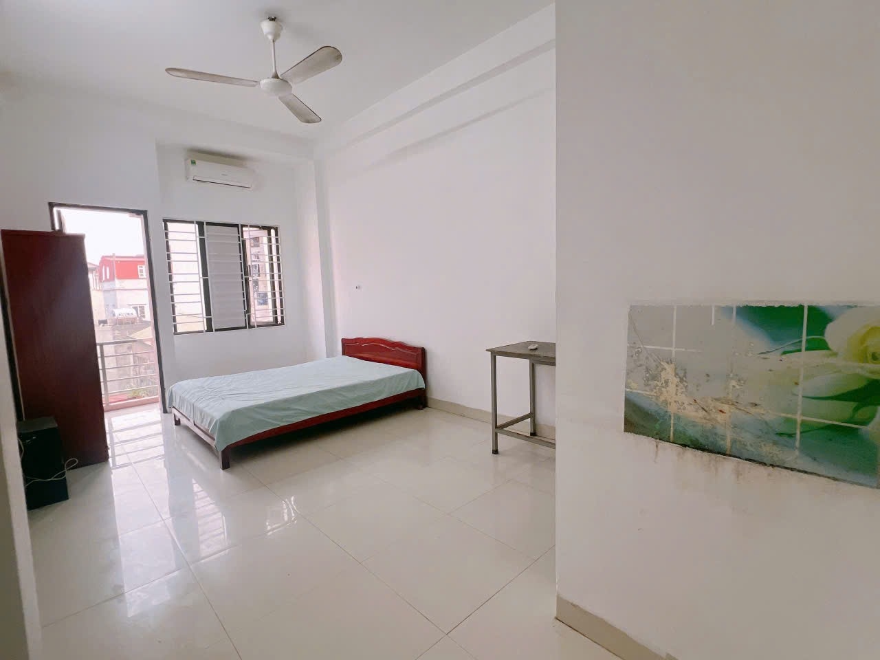 Phòng trọ Studio 22m2 tại Happyhomes 1 Cổ Nhuế - Bắc Từ Liêm - Phòng ngủ