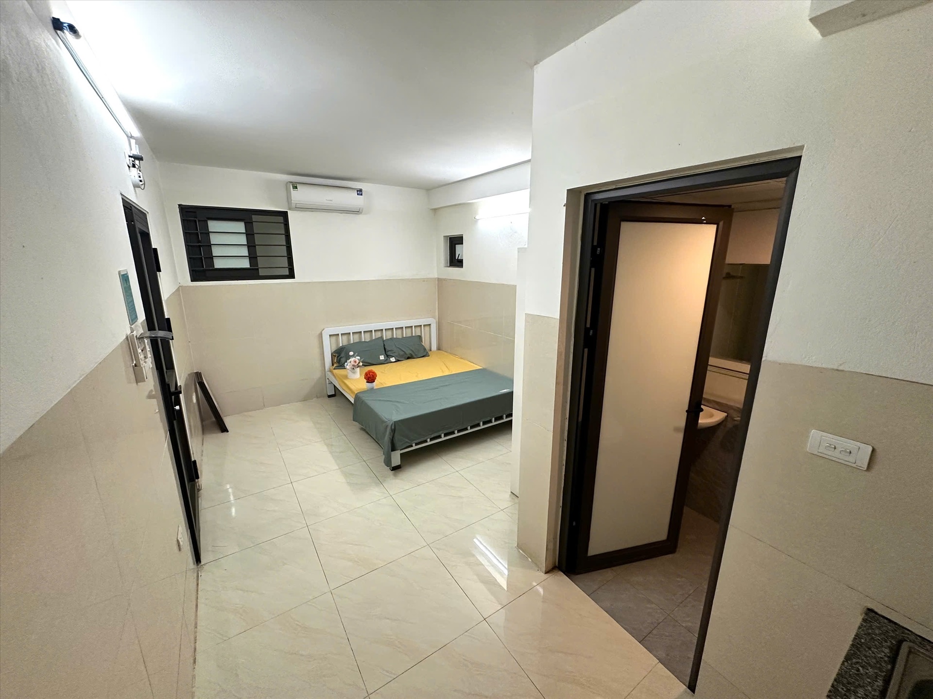 Phòng trọ Studio 35m2 tại Shome Cầu Diễn - Bắc Từ Liêm - Phòng ngủ
