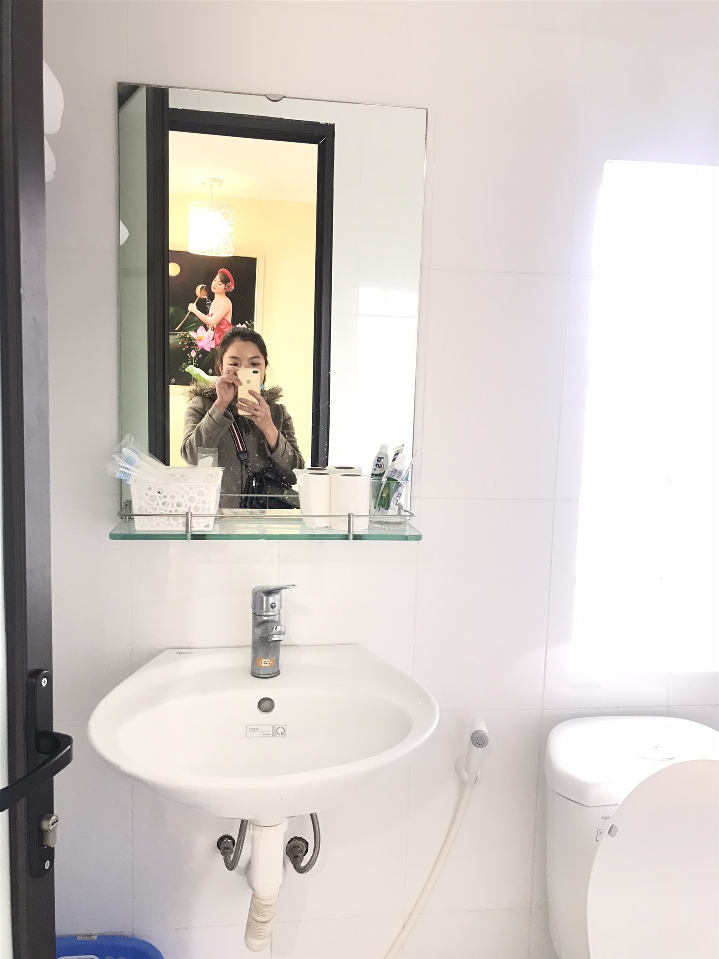 Phòng trọ 2 Phòng ngủ 40m2 tại HY Home An Dương Vương - Tây Hồ - Phòng tắm