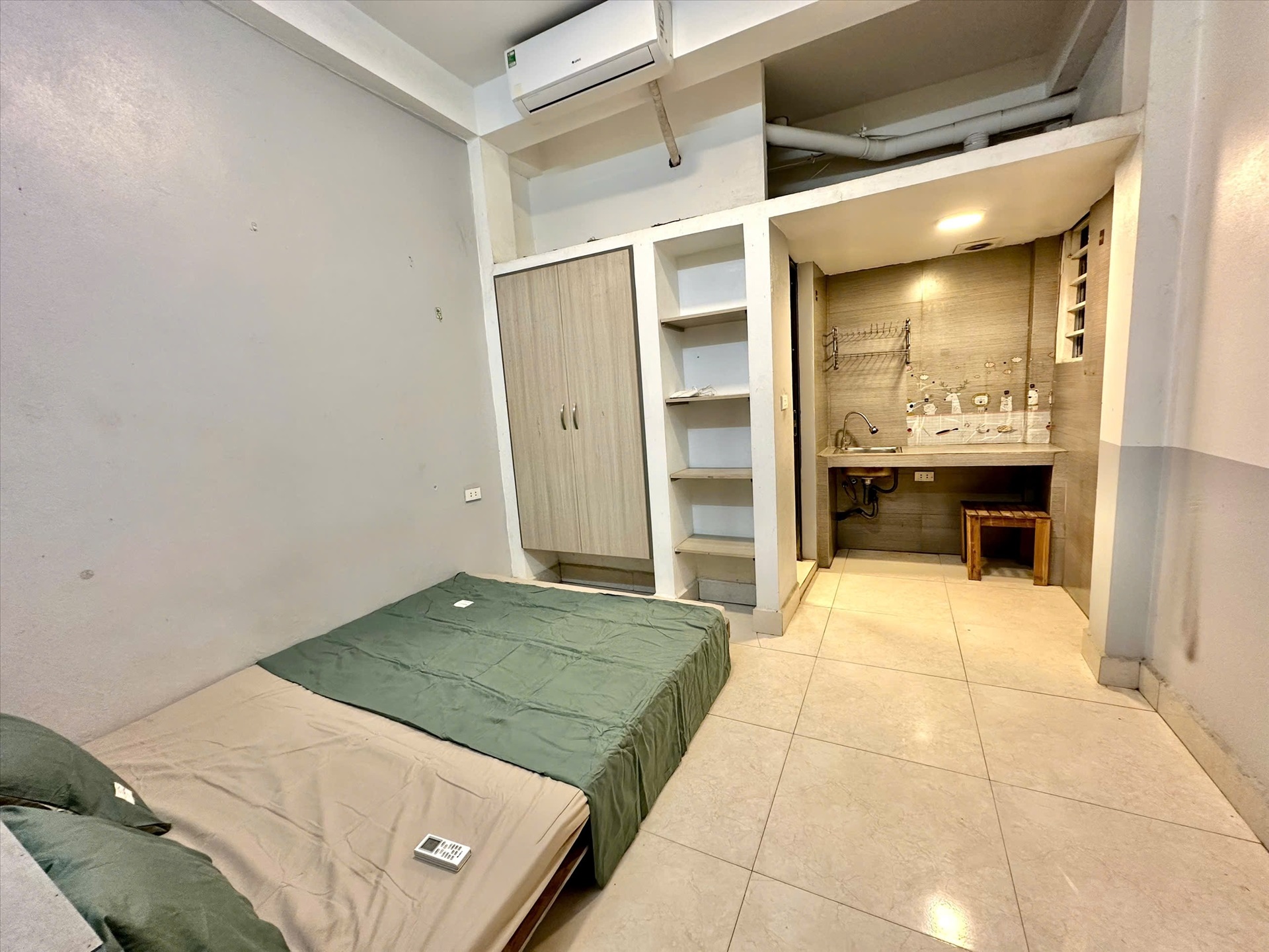 Phòng trọ Studio 18m2 tại Shome 1 Cầu Diễn - Bắc Từ Liêm - Phòng ngủ