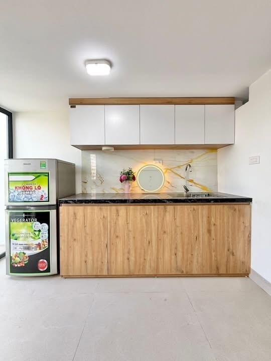 Phòng trọ Duplex 30m2 tại VNFI House Tây Mỗ - Nam Từ Liêm - Phòng bếp