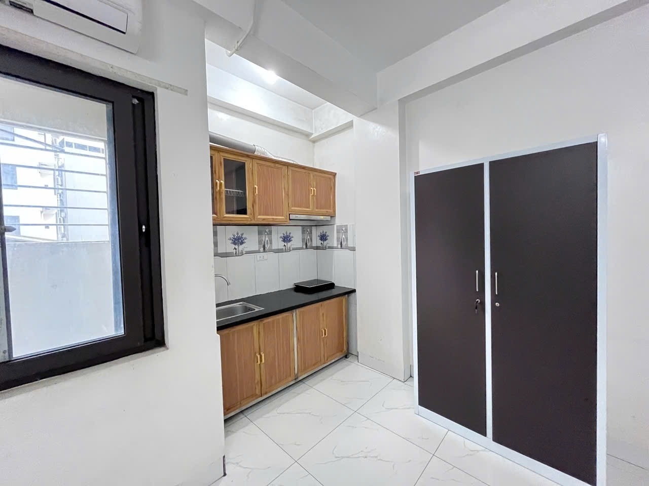 Phòng trọ Studio 30m2 tại Shome Nguyên Xá - Bắc Từ Liêm - Phòng bếp