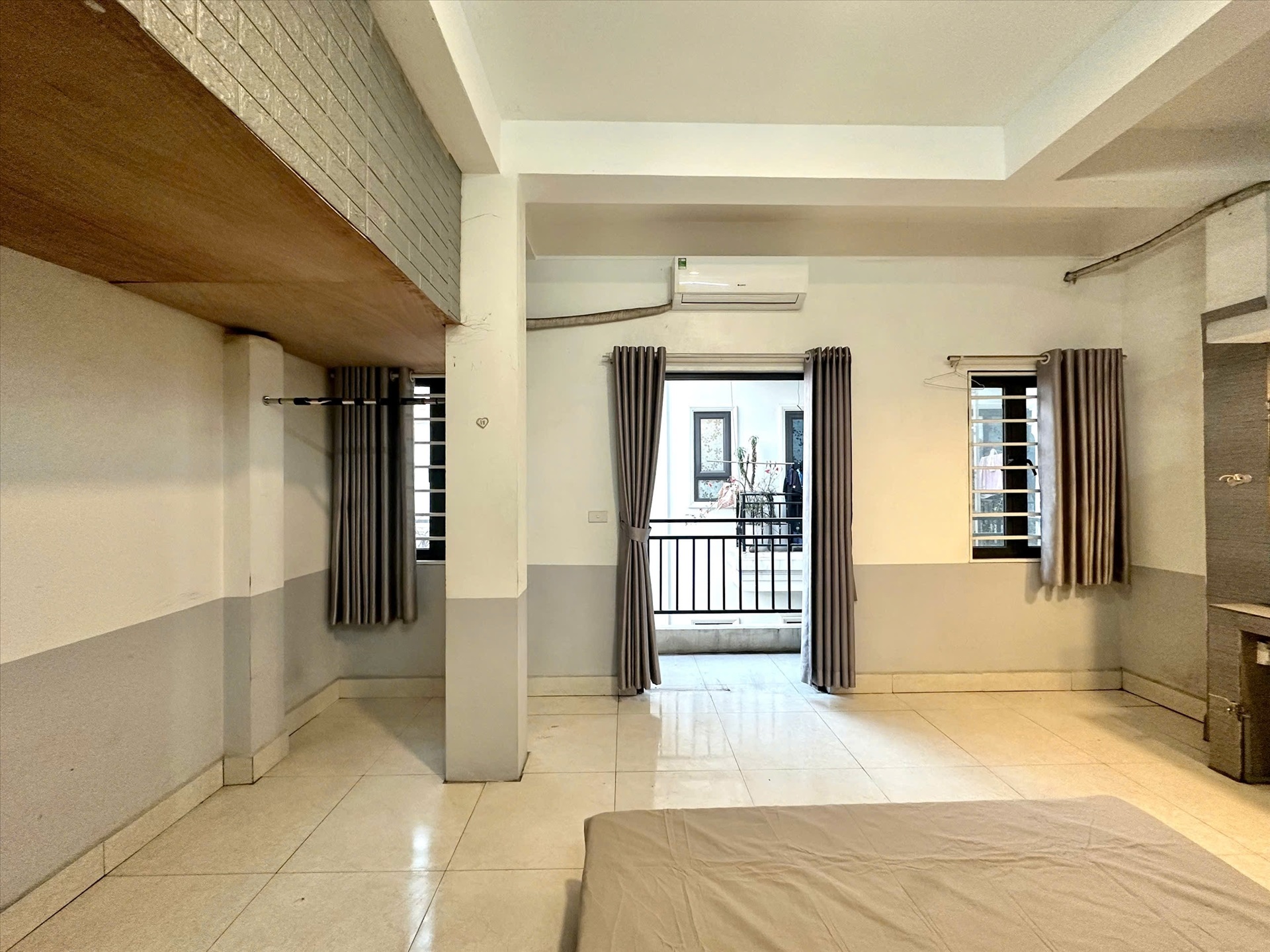 Phòng trọ Studio 30m2 tại Shome 1 Cầu Diễn - Bắc Từ Liêm - Phòng ngủ