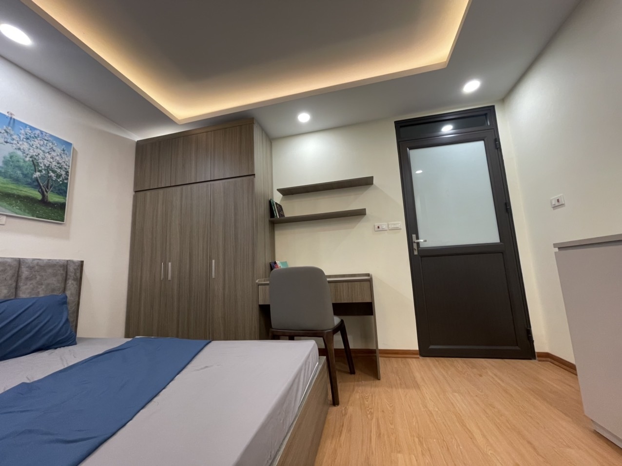 Phòng trọ 1 Phòng ngủ 38m2 tại Sunny Apartment Nguyễn Khang - Cầu Giấy - Phòng ngủ