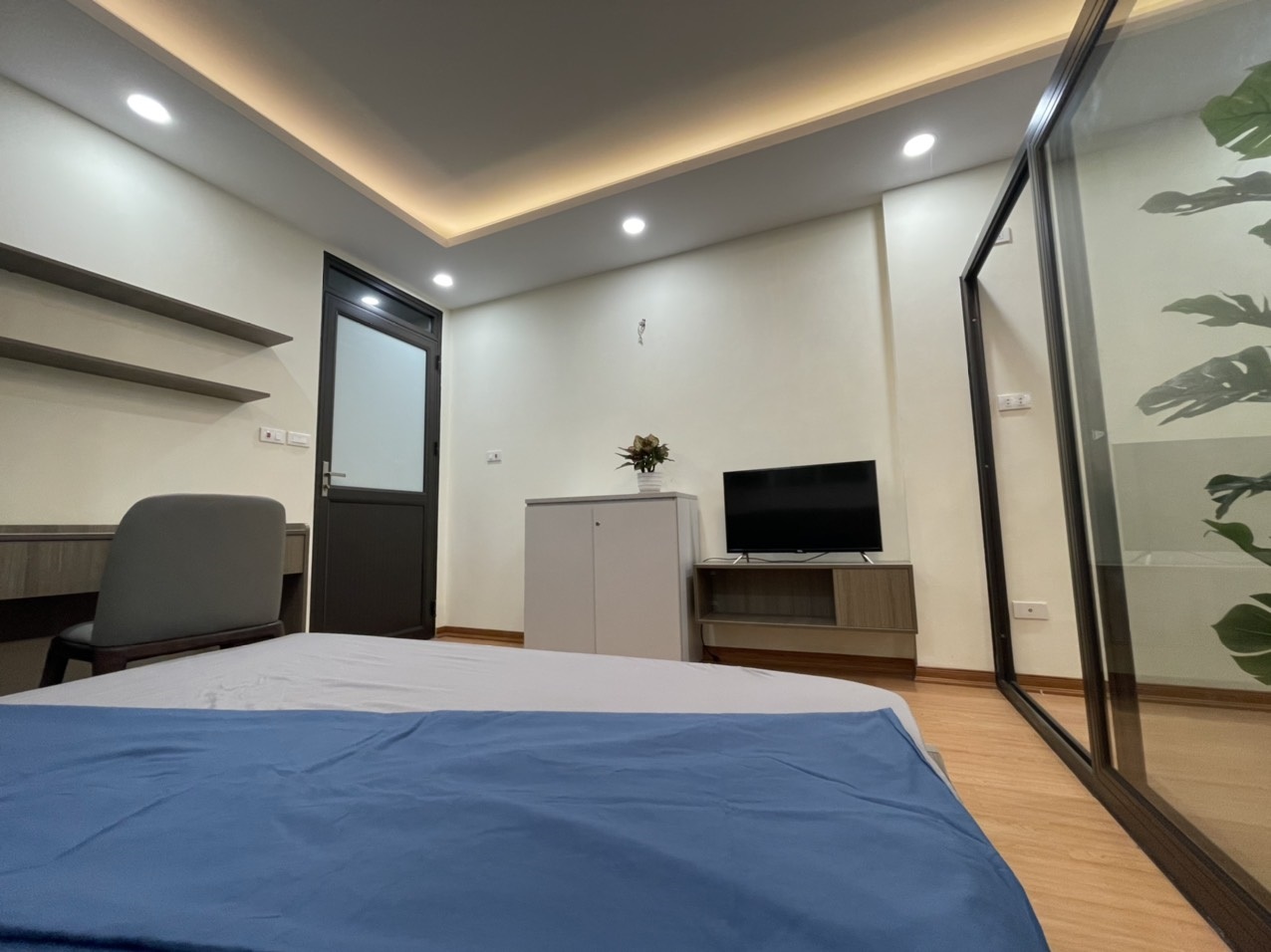 Phòng trọ 1 Phòng ngủ 38m2 tại Sunny Apartment Nguyễn Khang - Cầu Giấy - Phòng ngủ