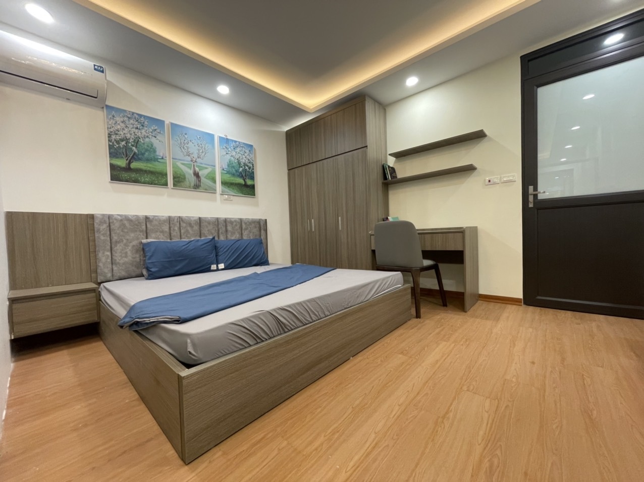 Phòng trọ 1 Phòng ngủ 38m2 tại Sunny Apartment Nguyễn Khang - Cầu Giấy - Phòng ngủ