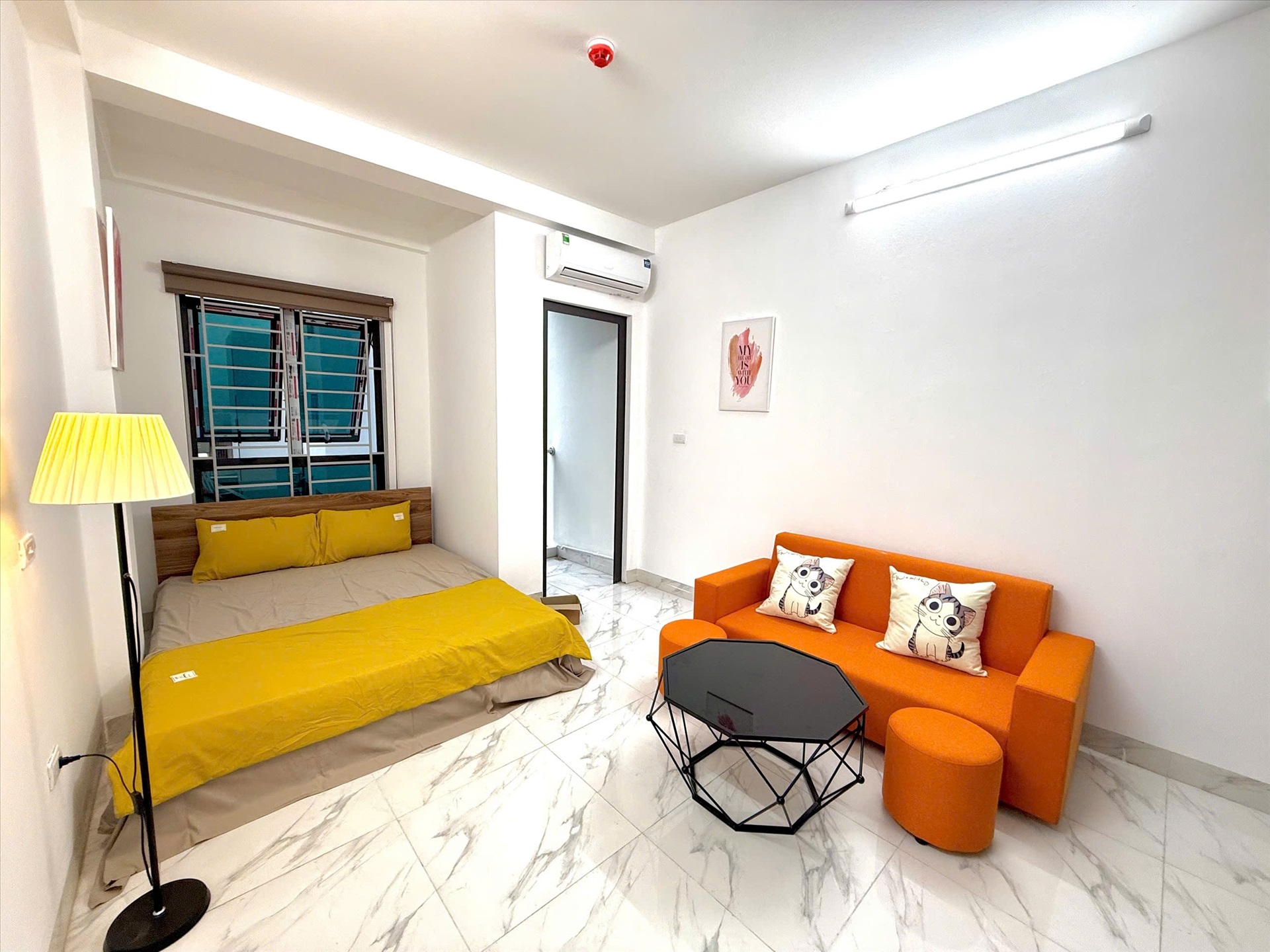 Phòng trọ Studio 25m2 tại Shome Đức Diễn - Bắc Từ Liêm - Ban công