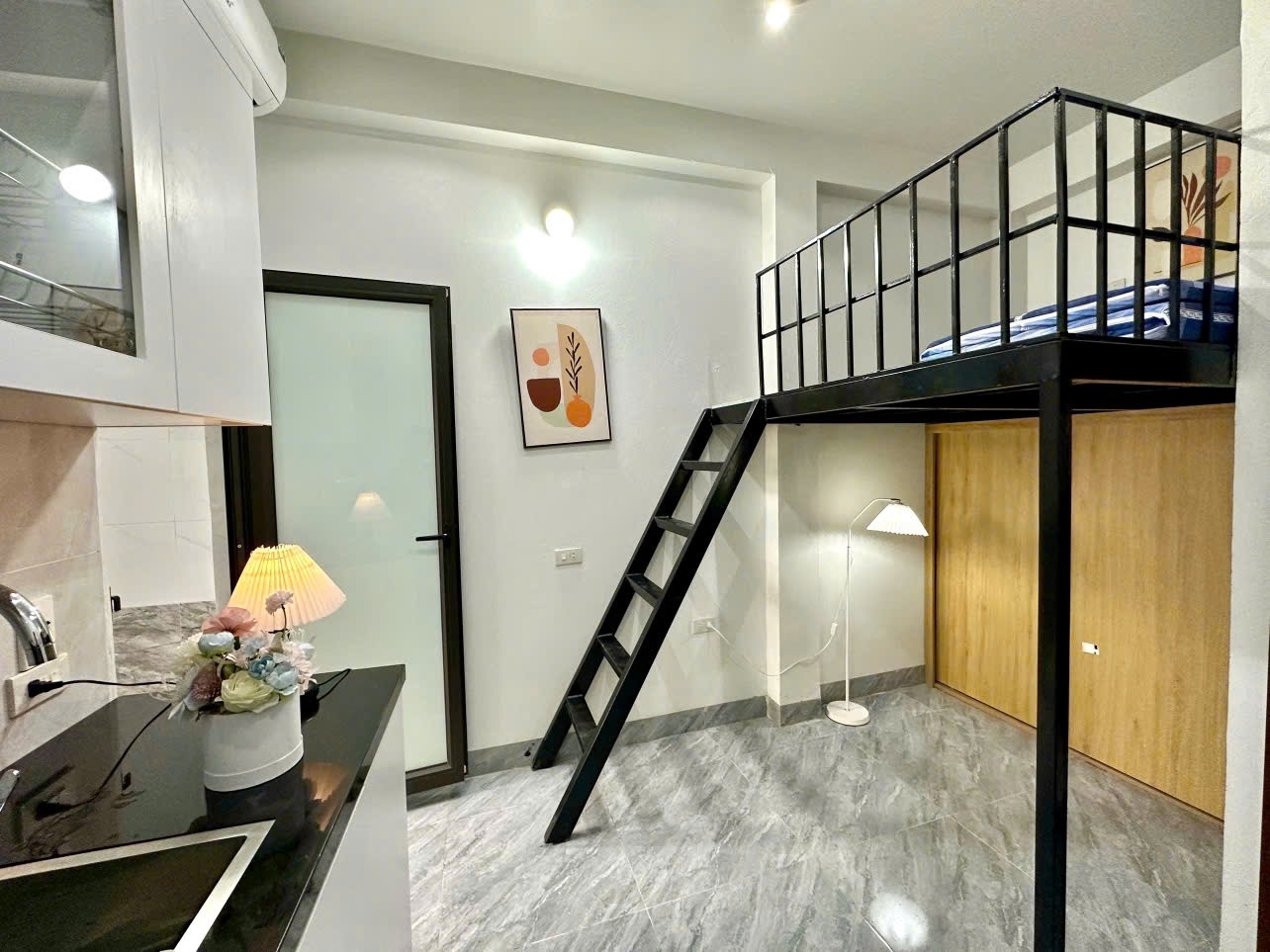 Phòng trọ Duplex 18m2 tại Shome Đỗ Đức Dục - Nam Từ Liêm - Phòng ngủ