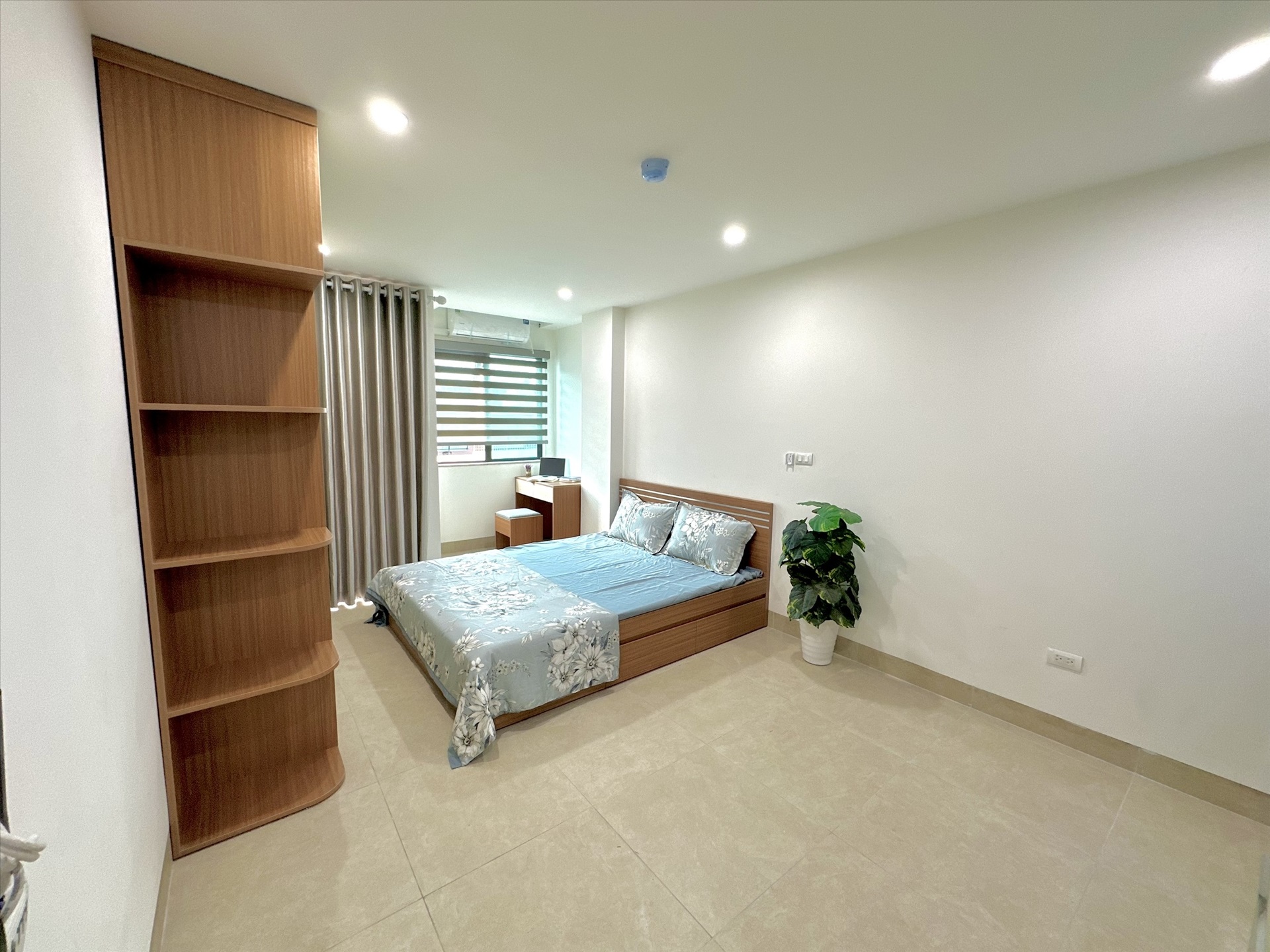 Phòng trọ Studio 30m2 tại TT House 2 Đường Láng - Đống Đa - Phòng ngủ