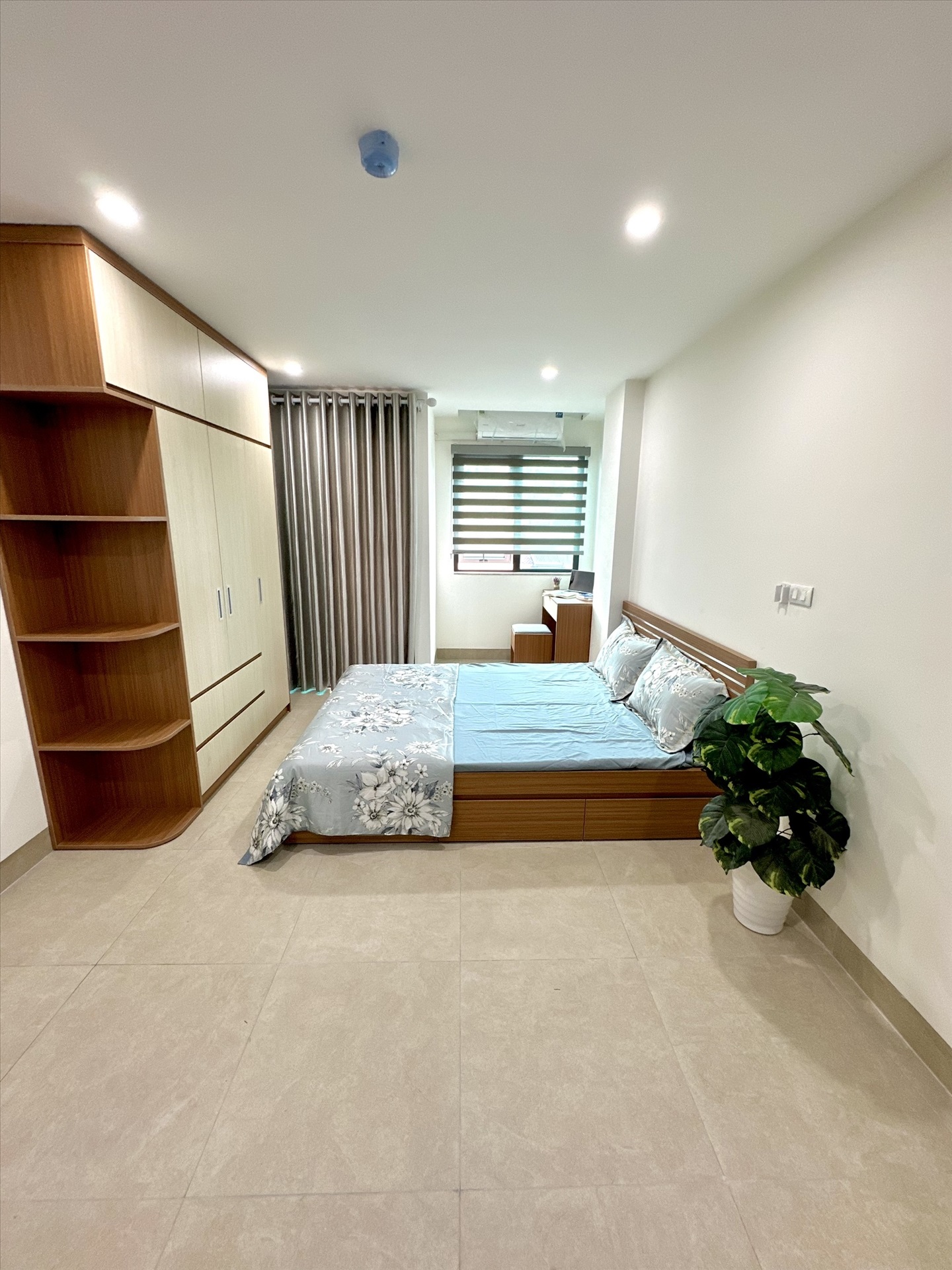 Phòng trọ Studio 30m2 tại TT House 2 Đường Láng - Đống Đa - Phòng ngủ